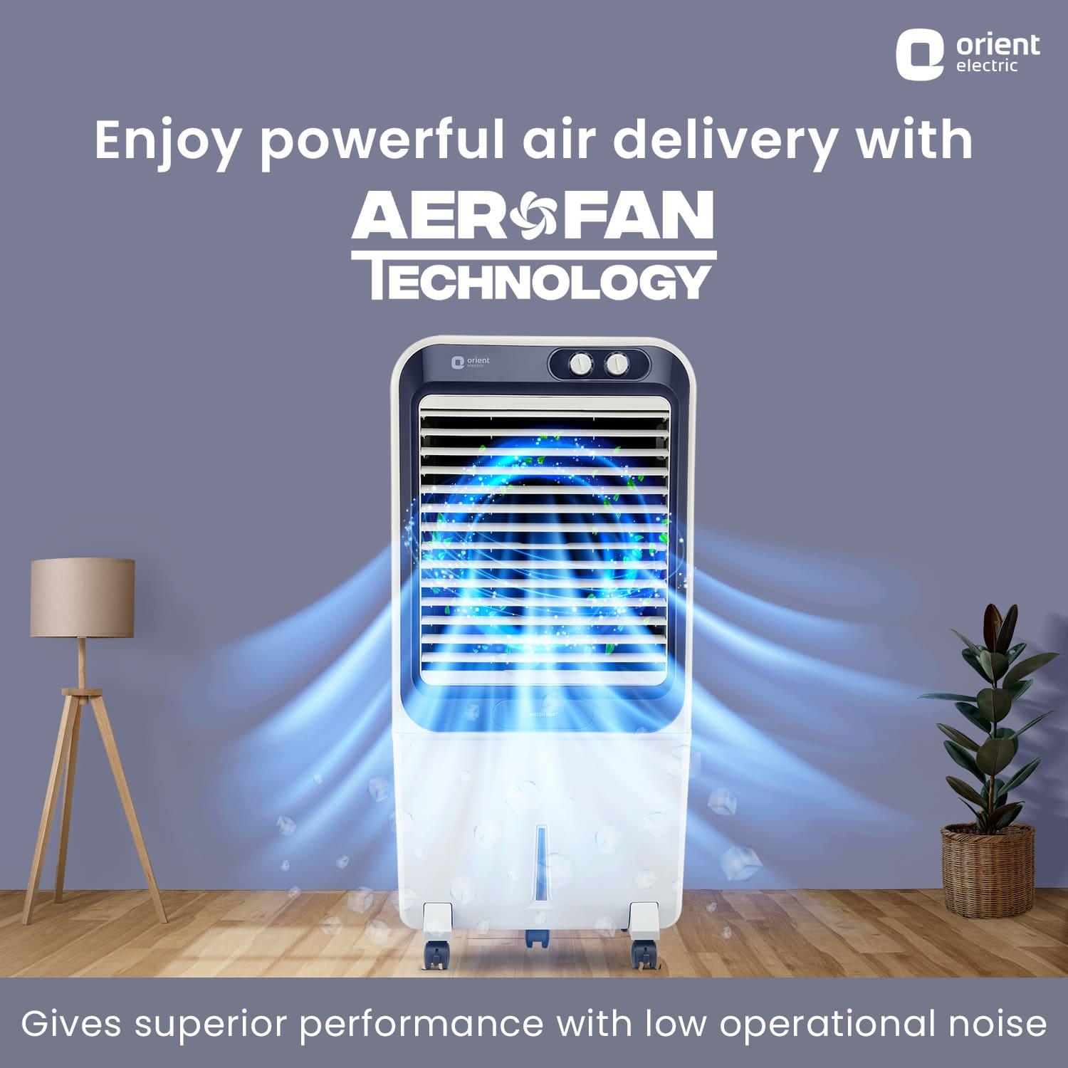 orientelectric Knight Desert Air Cooler with Honeycomb pads, Ice Chamber & Dust Filter - view 2
