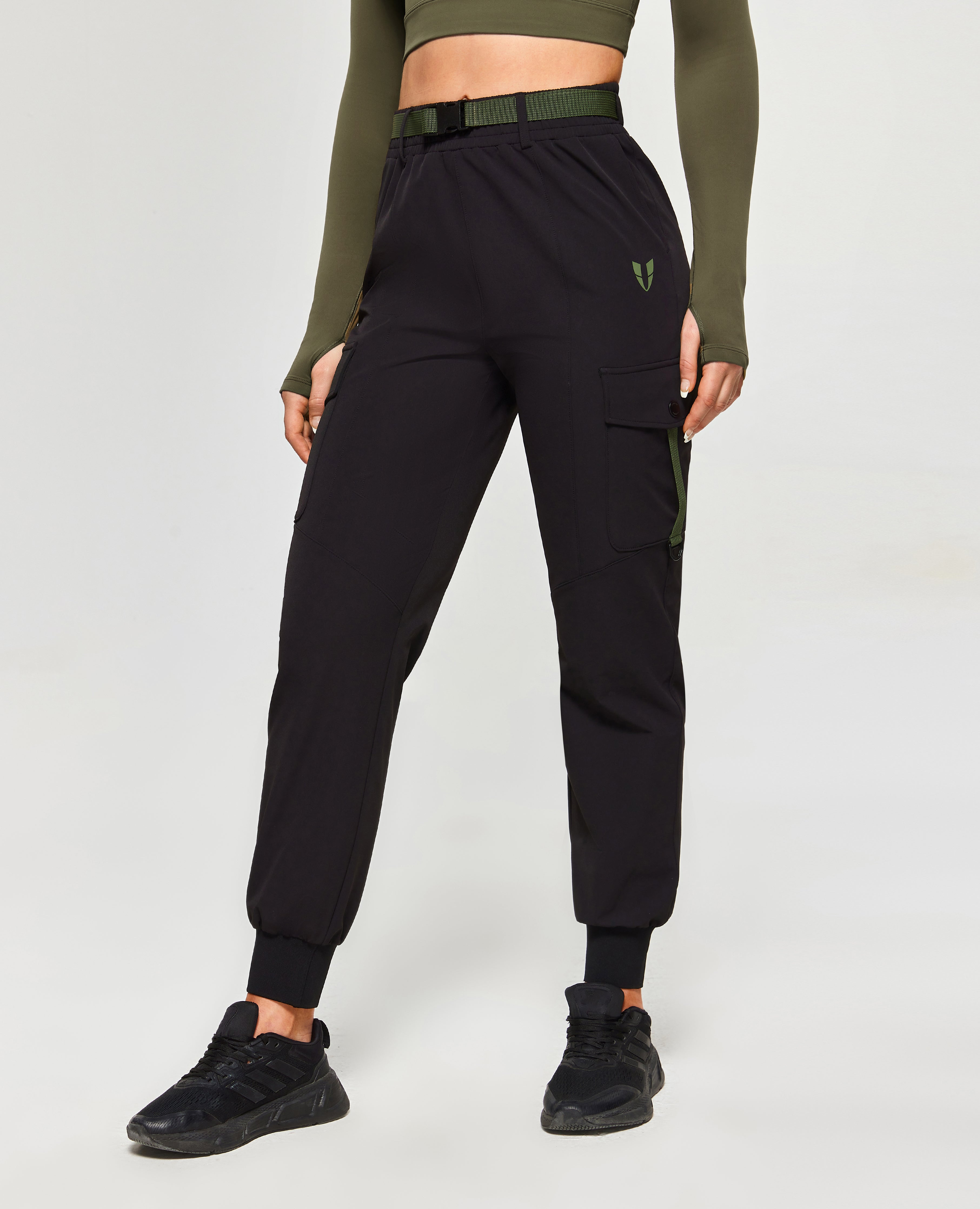 FIRM ABS Moto Active Ankle Pants - Black - view 6