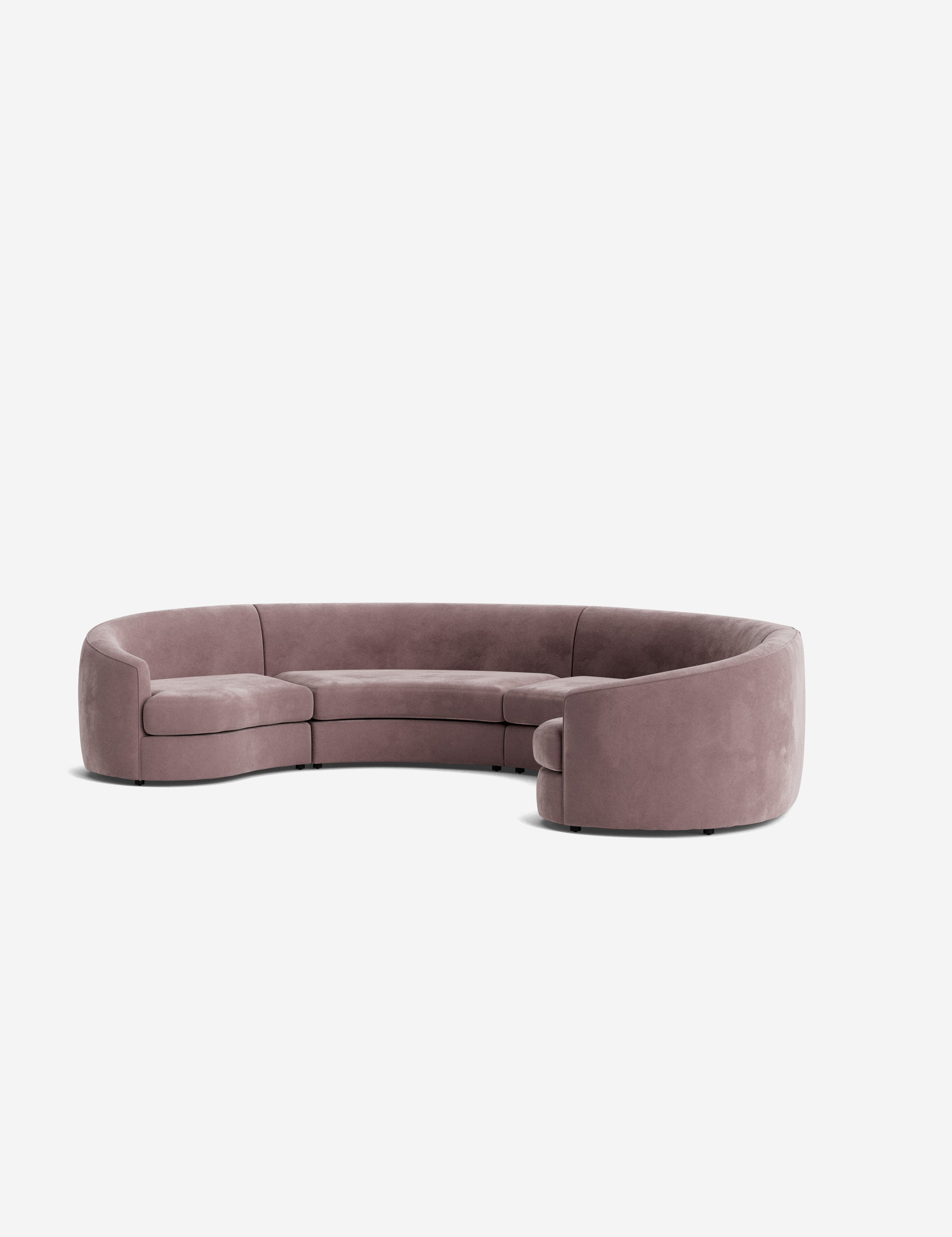 Lulu and Georgia Imada Modular Curved Sectional Sofa - view 103