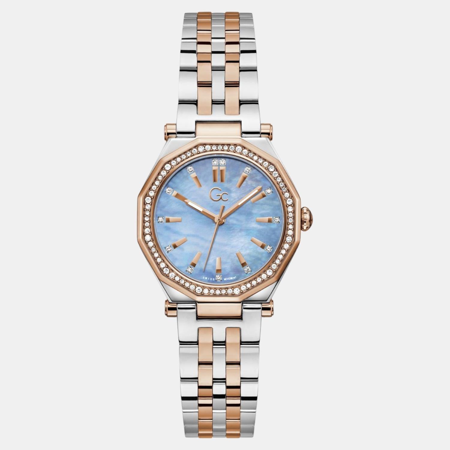 GC Gleam Women Quartz Blue Dial Analog Stainless Steel Watch Z55002L7 - view 2