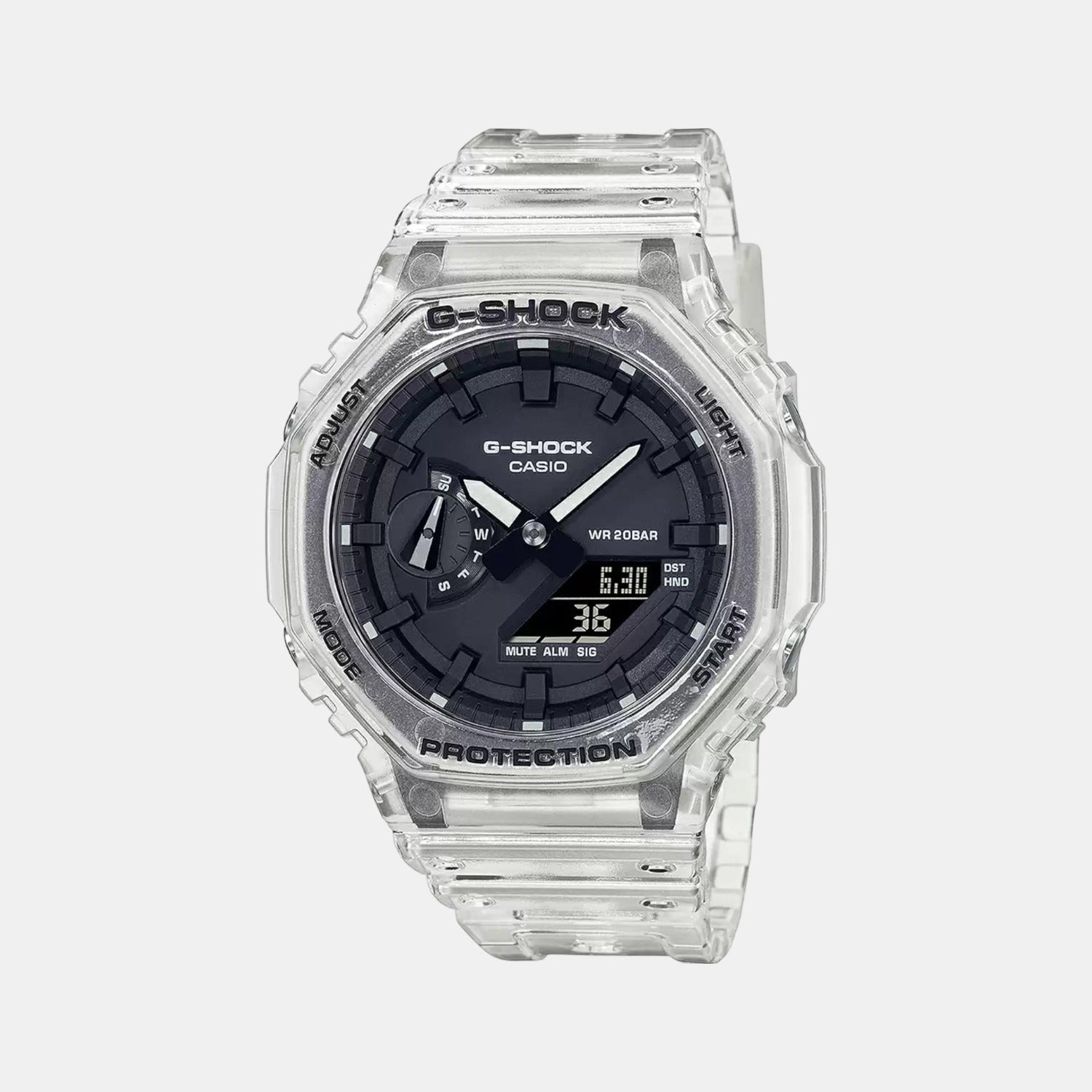 Casio G-Shock Men Quartz Black Dial Analog-Digital Resin Watch G1102