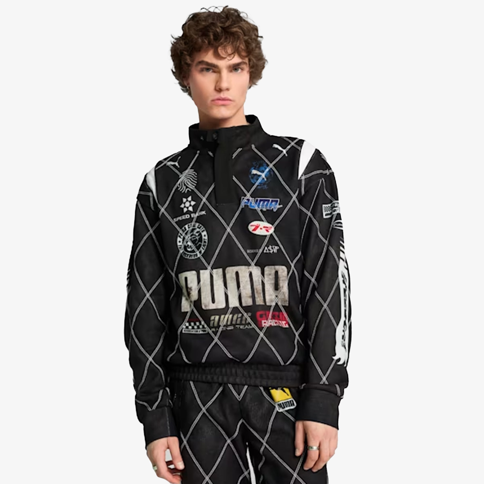 Puma |x A$ap Rocky Distressed Sweatshirt { Puma Black