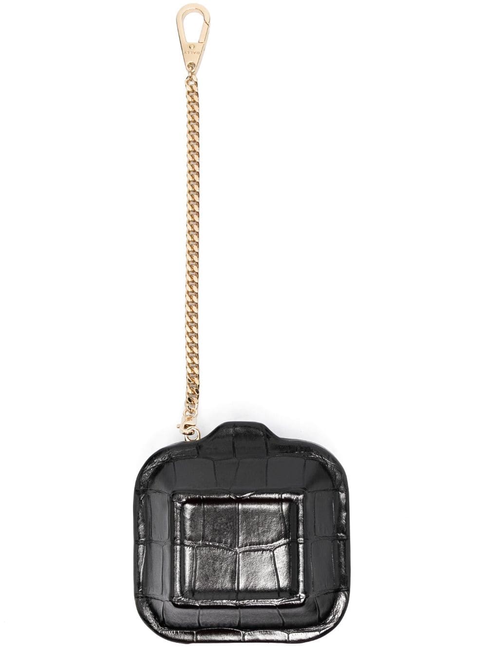 Bally logo-print airpods case – Outer: Calf Leather 100%