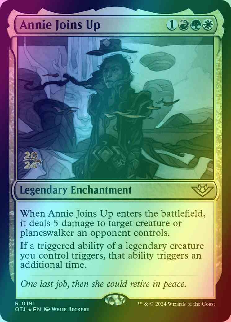 Magic Annie Joins Up [191s] [Prerelease] [Outlaws of Thunder Junction: Promos] [Foil]