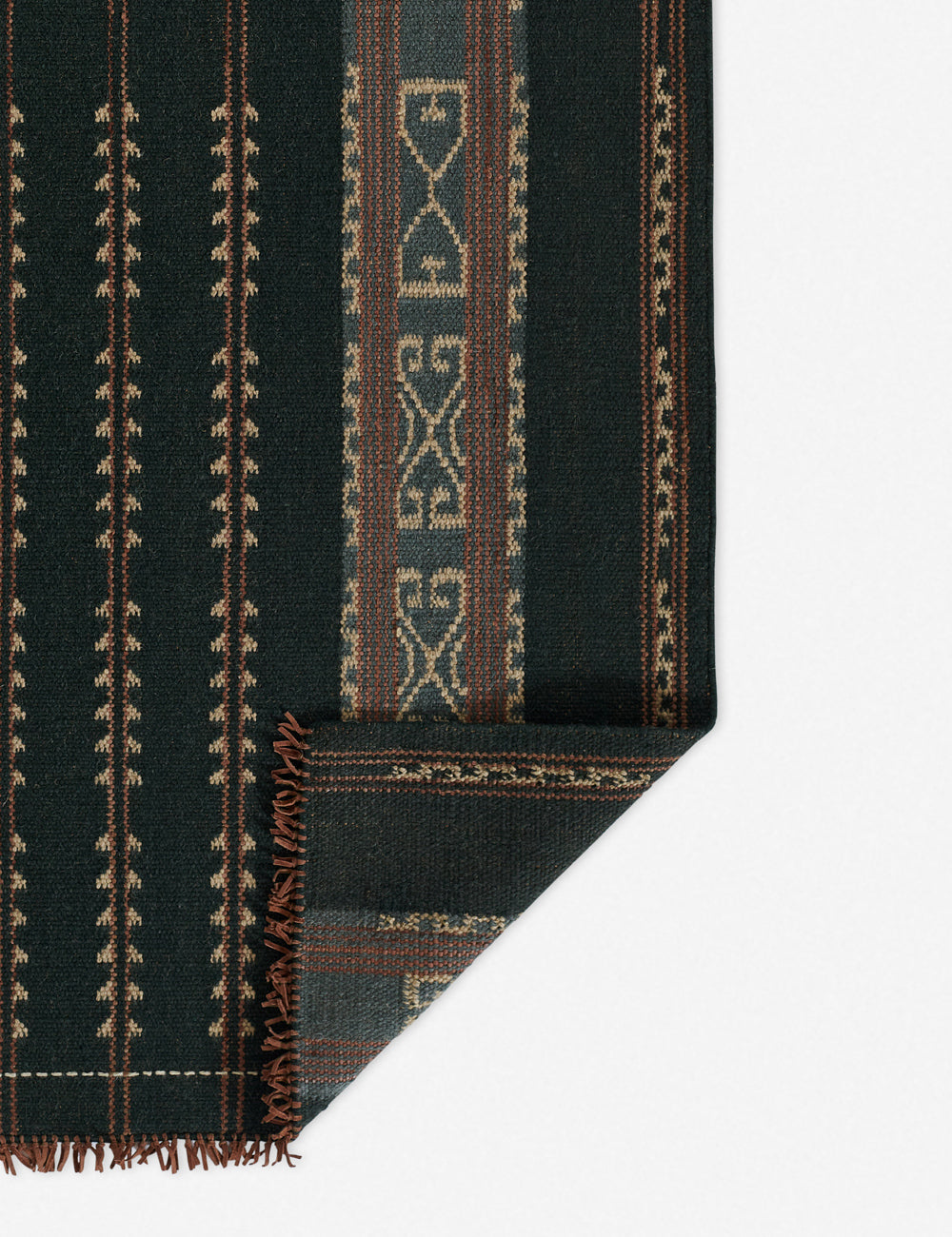 Lulu and Georgia Noiret Handwoven Wool Rug – Blue - view 3