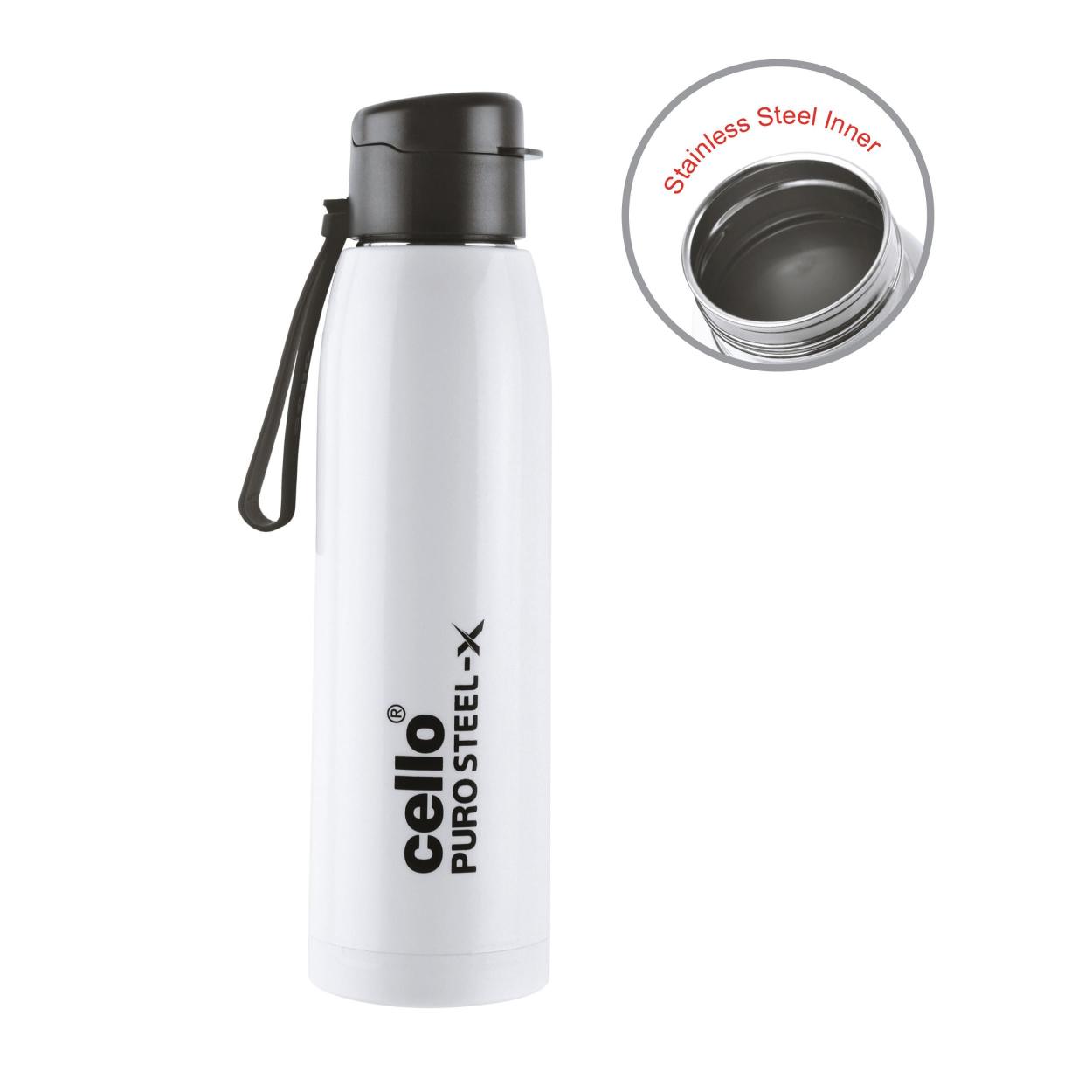 Cello Puro Steel-X Cooper 900 Water Bottle, 740ml - view 18