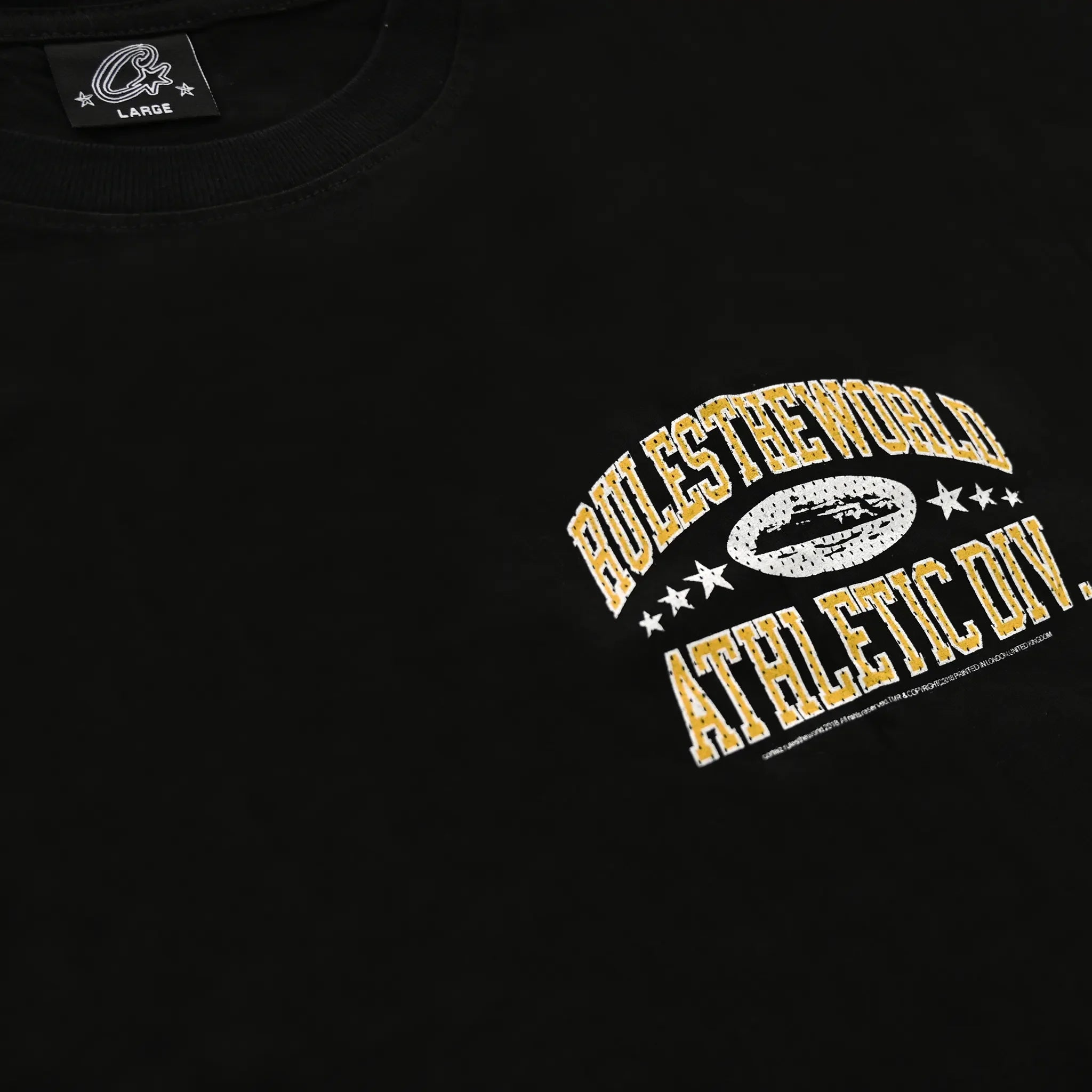 Corteiz Athletic Division Black T Shirt - view 3