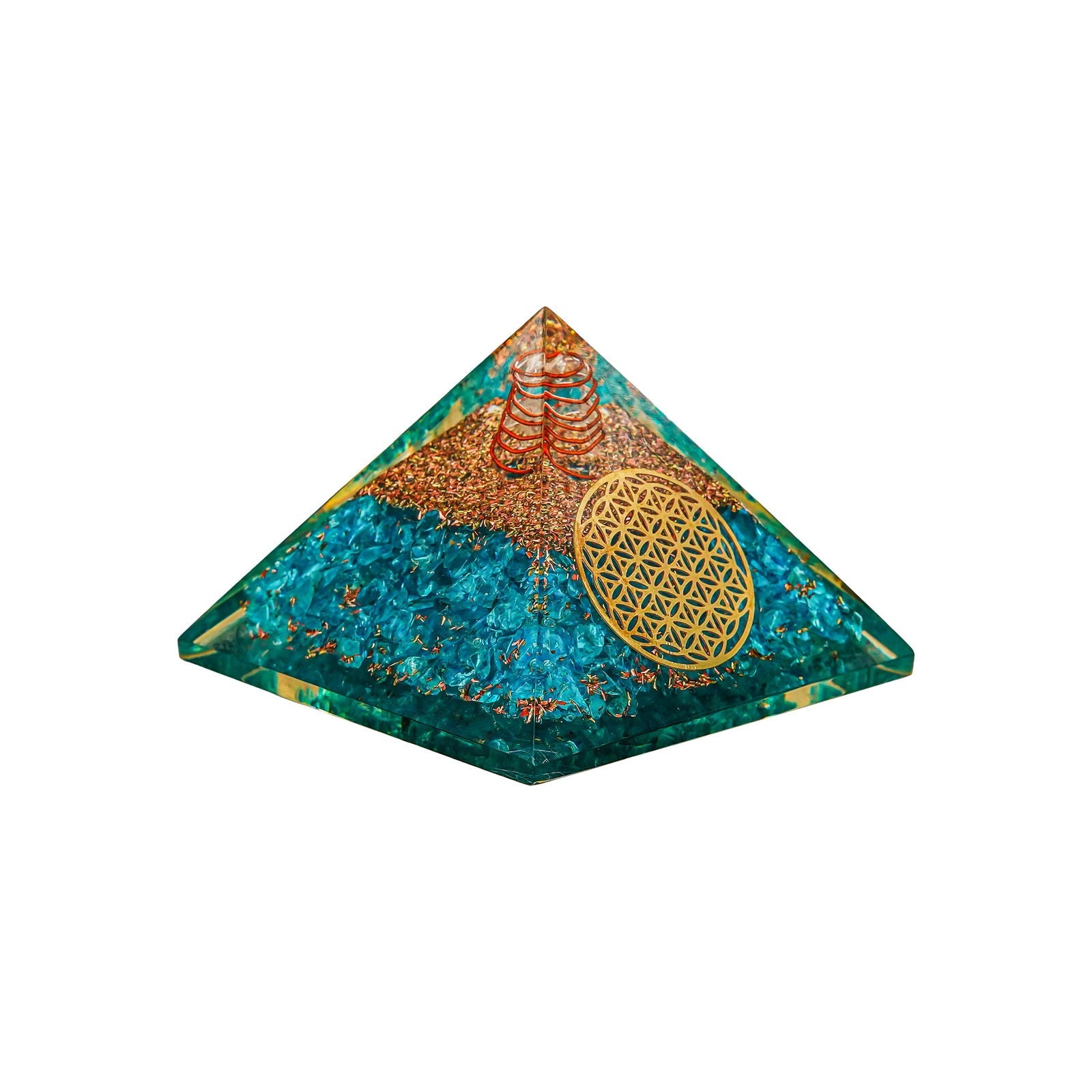 Gemsmantra Aquamarine Pyramids - view 2