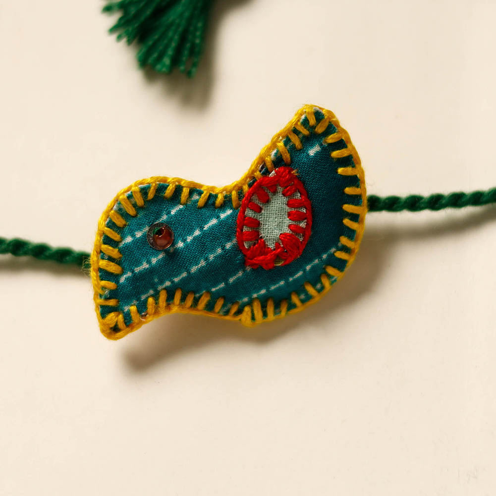 JAN SANDESH Bird - Handmade Threadwork Kids Rakhi 16 - view 2
