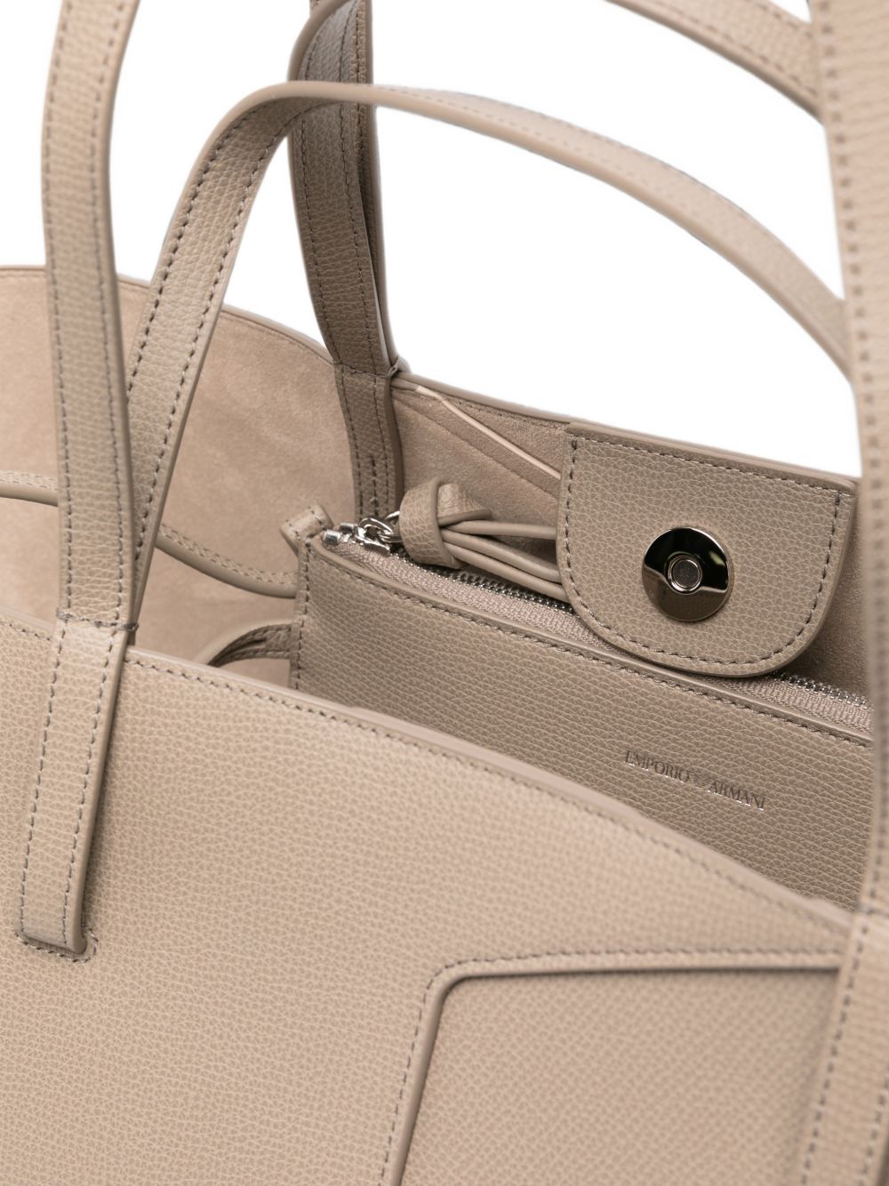 Emporio Armani Leather Tote Bag – 100% Bovine Leather - view 2