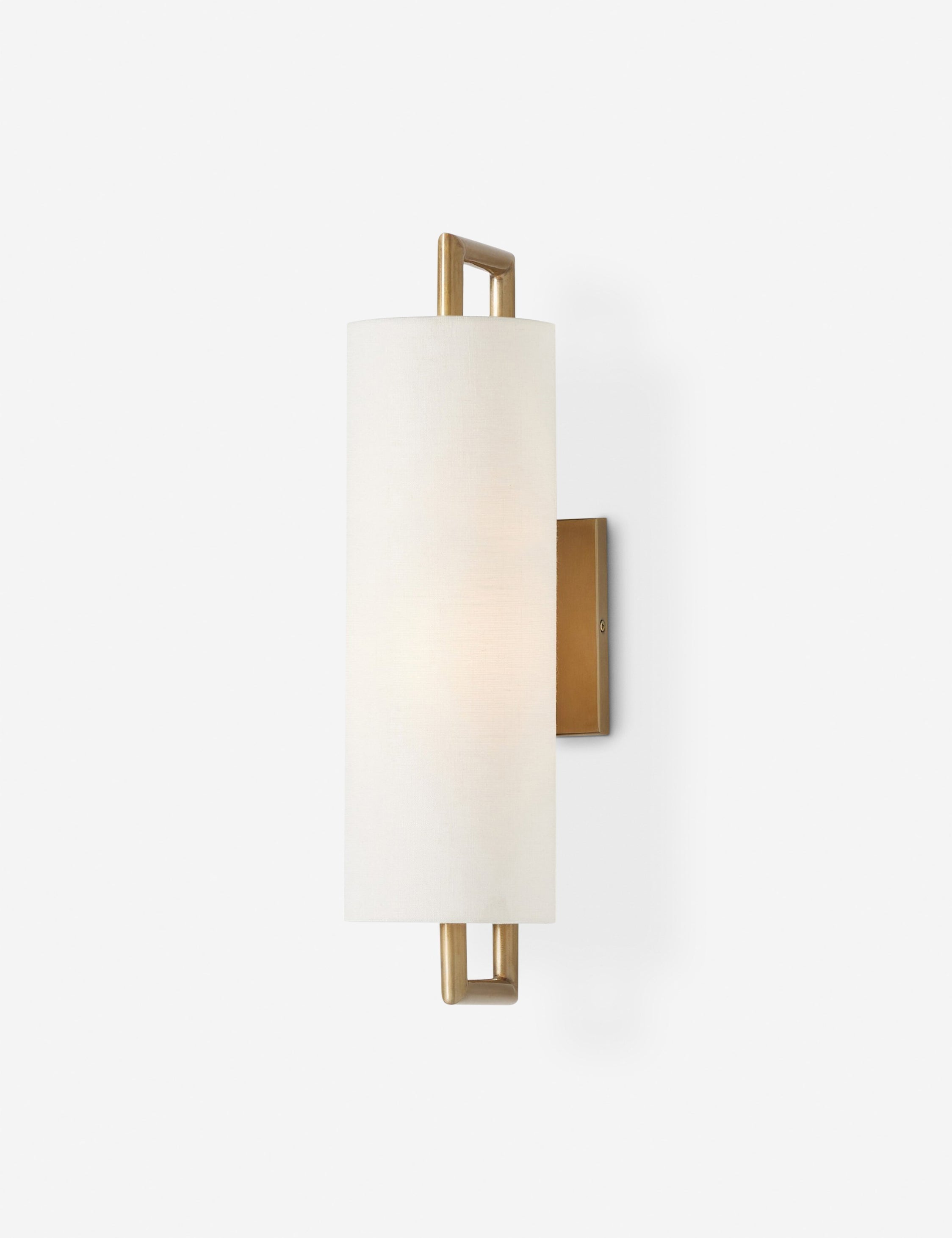 Lulu and Georgia Reed Sconce – Aged Brass - view 2