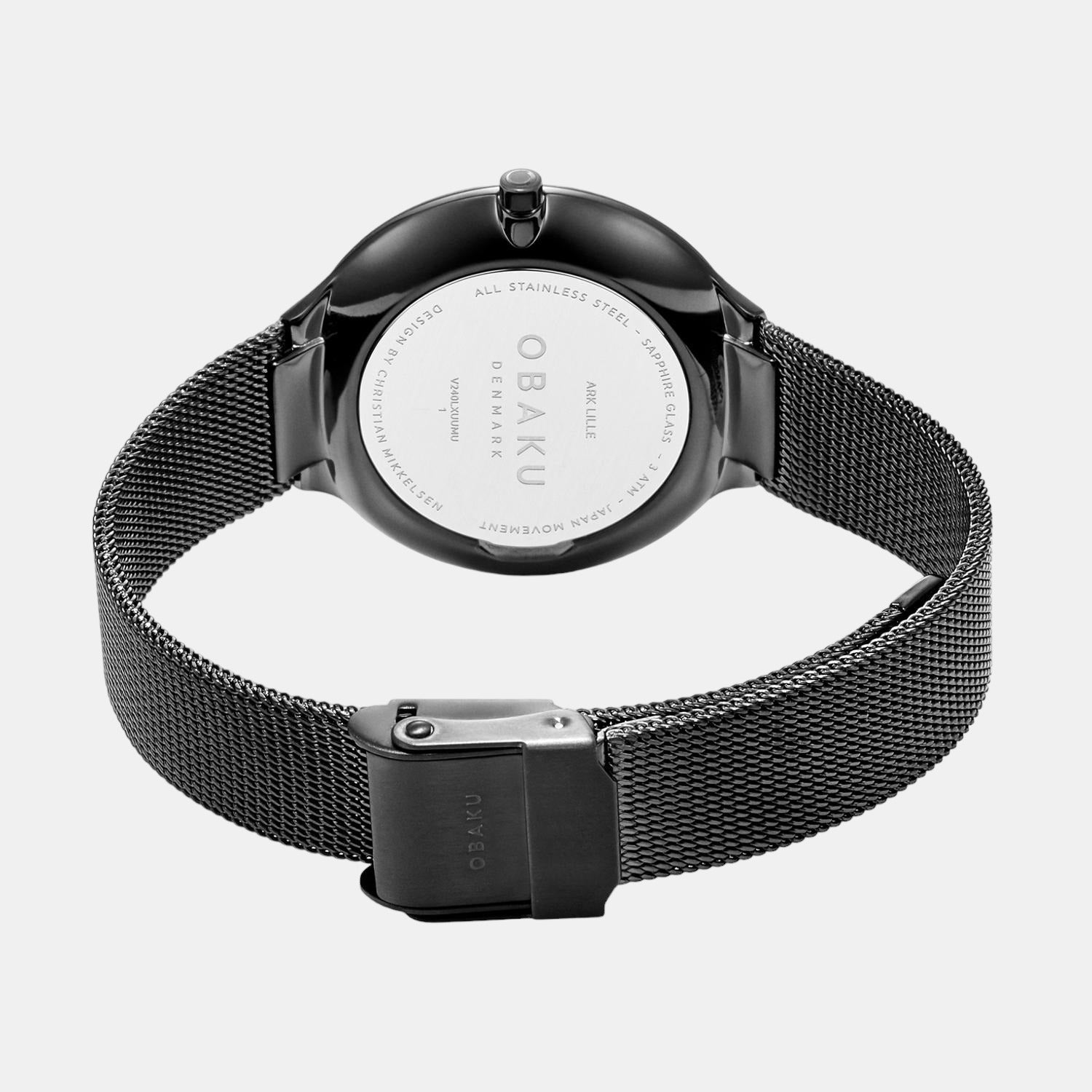 Obaku Ark Lille Women Quartz Grey Dial Analog Stainless Steel Watch V240LXUUMU - view 2