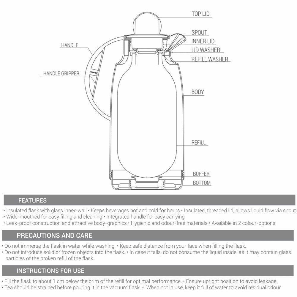Vienna Vacuum Insulated Flask (Milton) - view 5