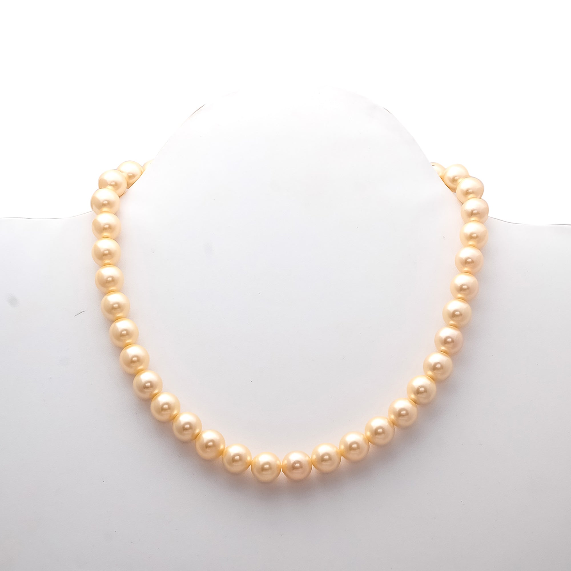 Peachmode Cream Shell Pearl Single Line