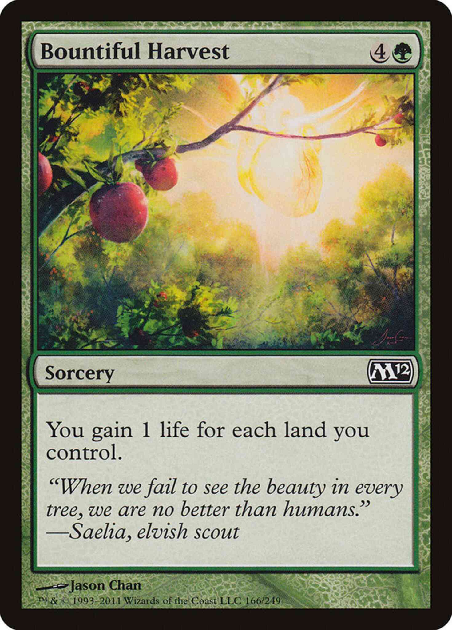 Harvest 166 magic – Bountiful Harvest [166] [Magic 2012] [Non-Foil]