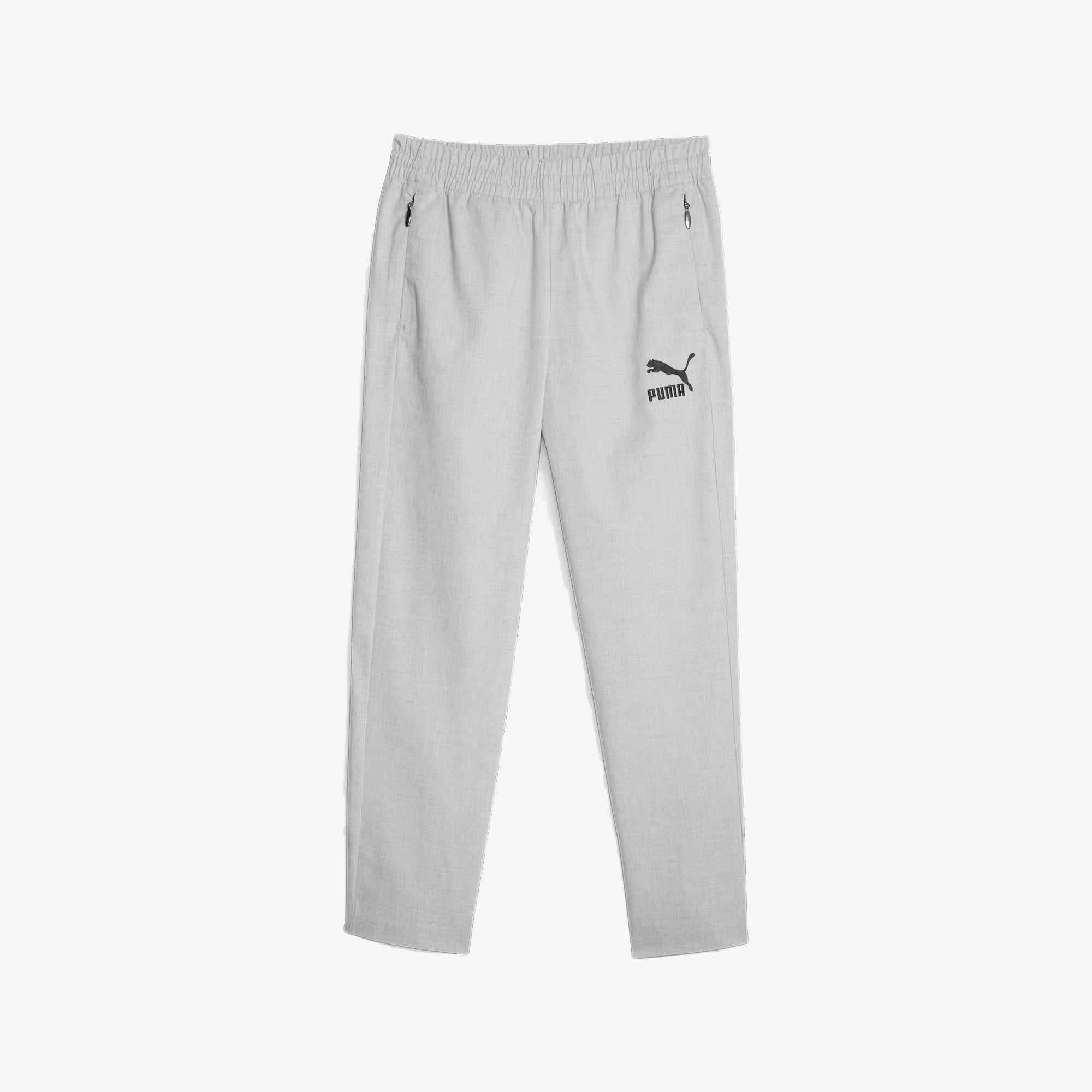 Puma | LUXE SPORT T7 PANTS { LIGHT GRAY HEATHER - view 2