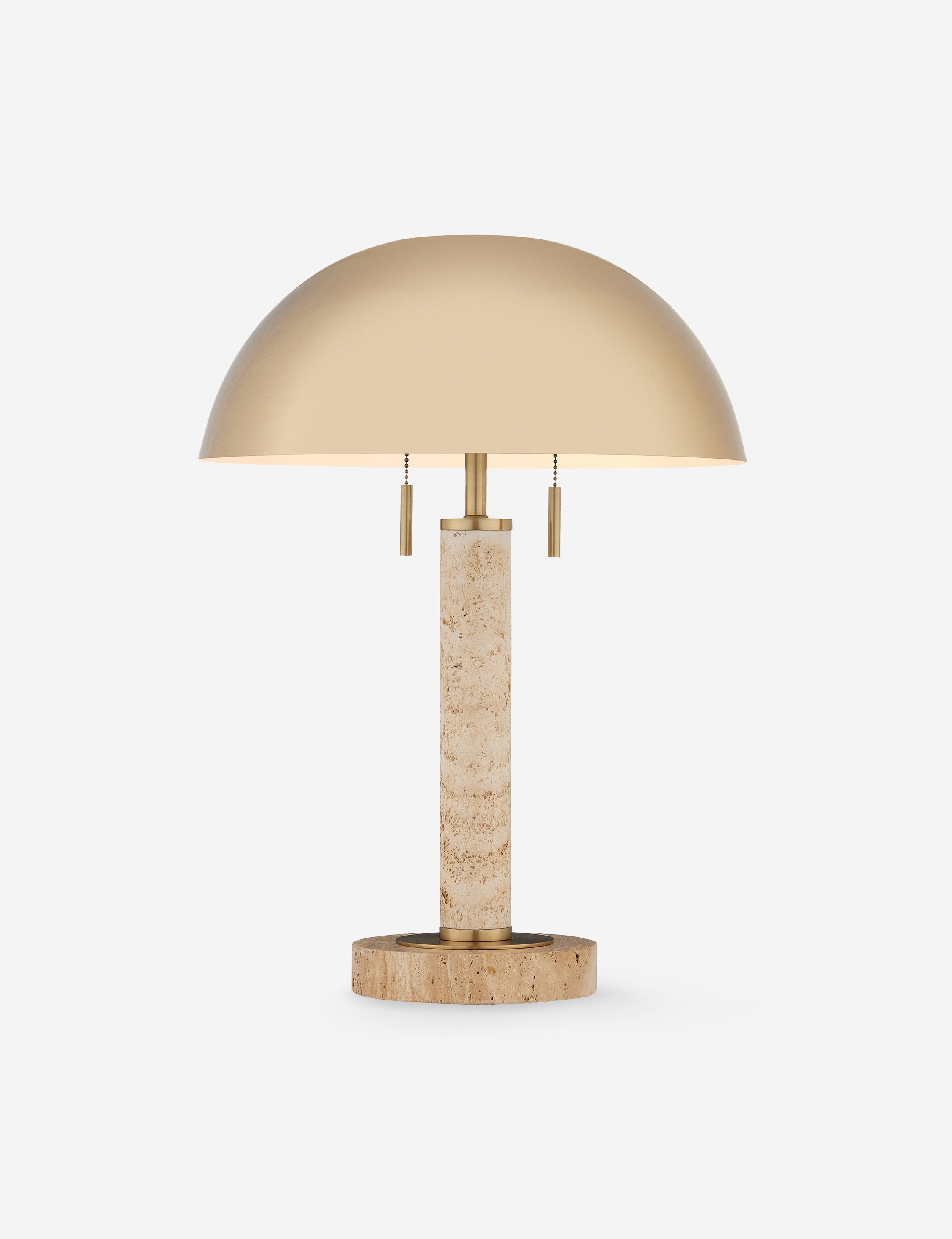 Lulu and Georgia Cerelia Table Lamp – Natural Travertine - view 2