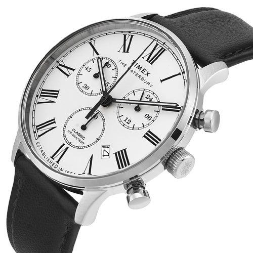 Timex Waterbury White Round Dial Analog Men's Watch 42mm TWEG26600 - view 2