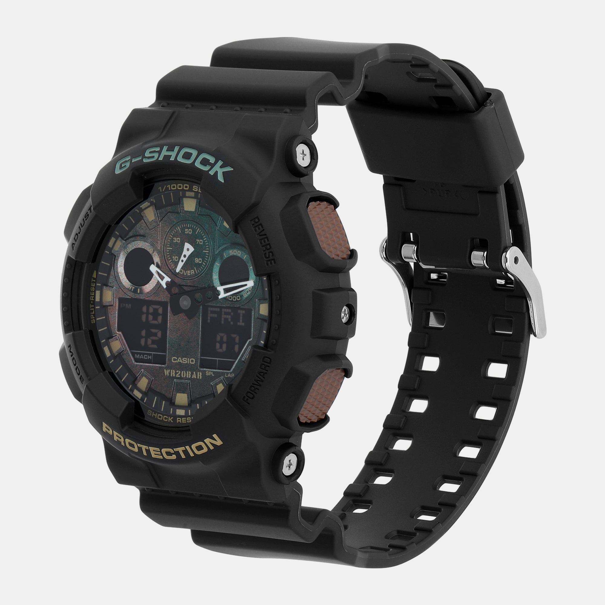 Casio G-Shock Men Quartz Black Dial Analog-Digital Resin Watch G1387 - view 2