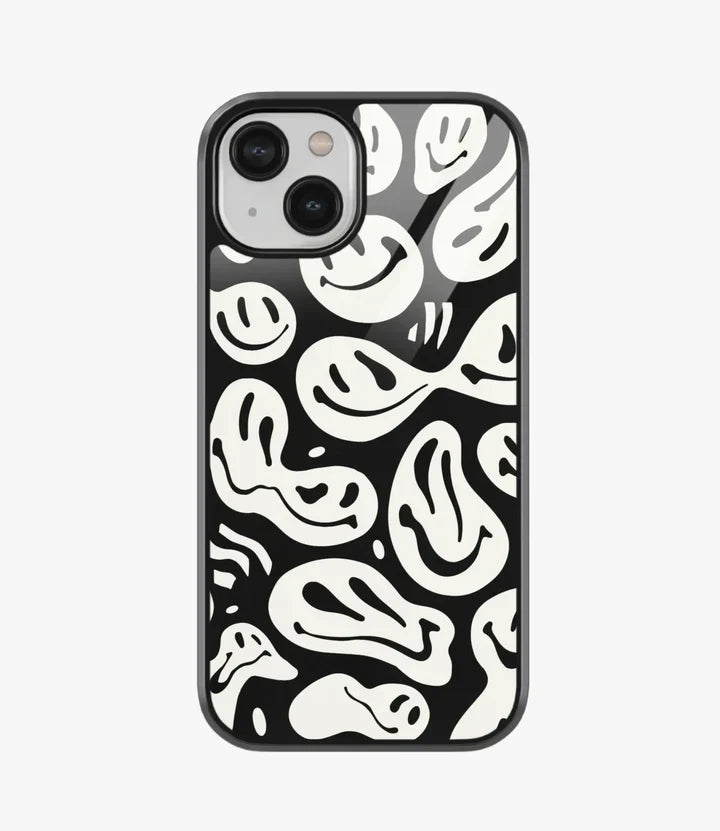 The Case Company Liquify Ghost Black Glass Case for iPhone 15