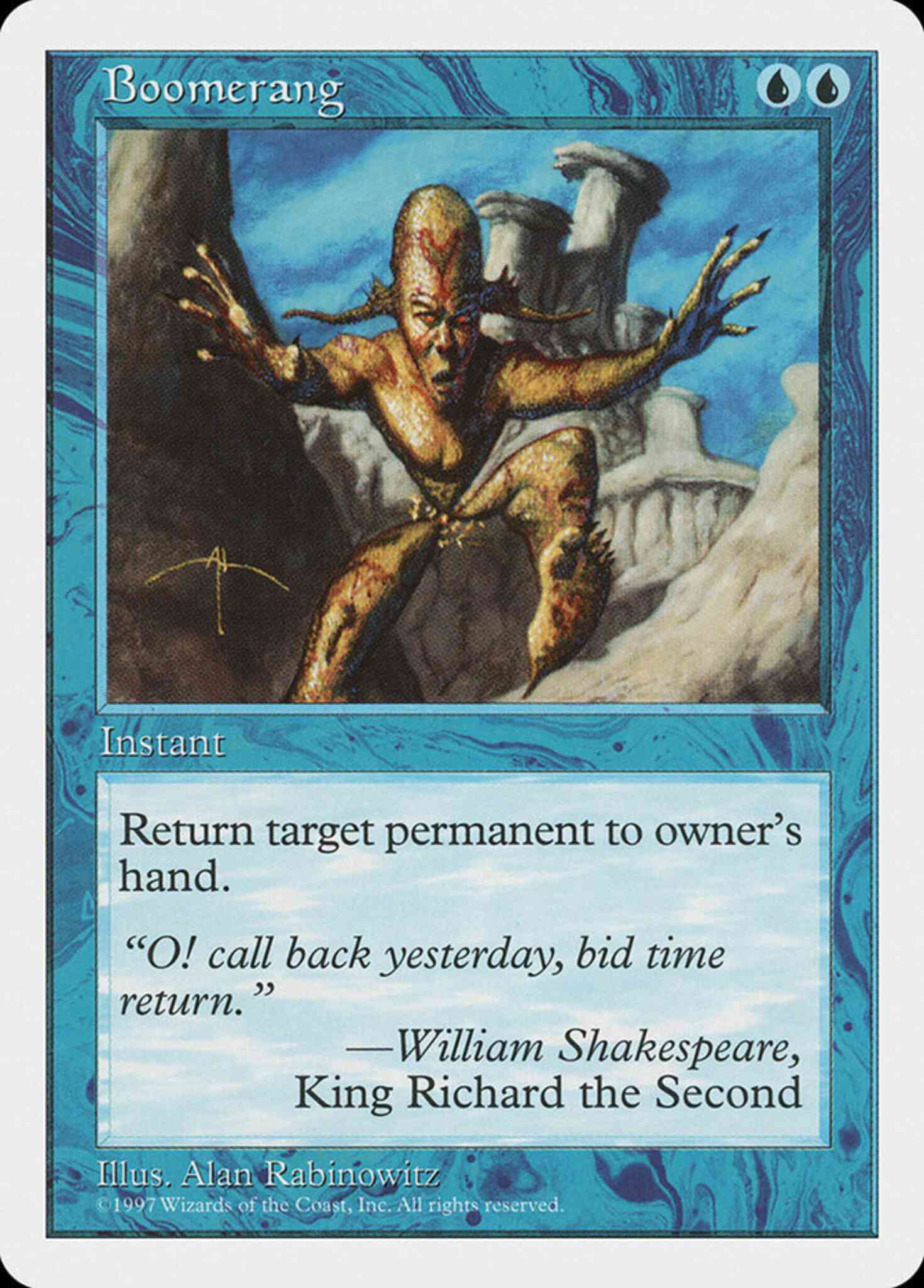 Boomerang 75 fifth – Magic Boomerang [75] [Fifth Edition] [Non-Foil]