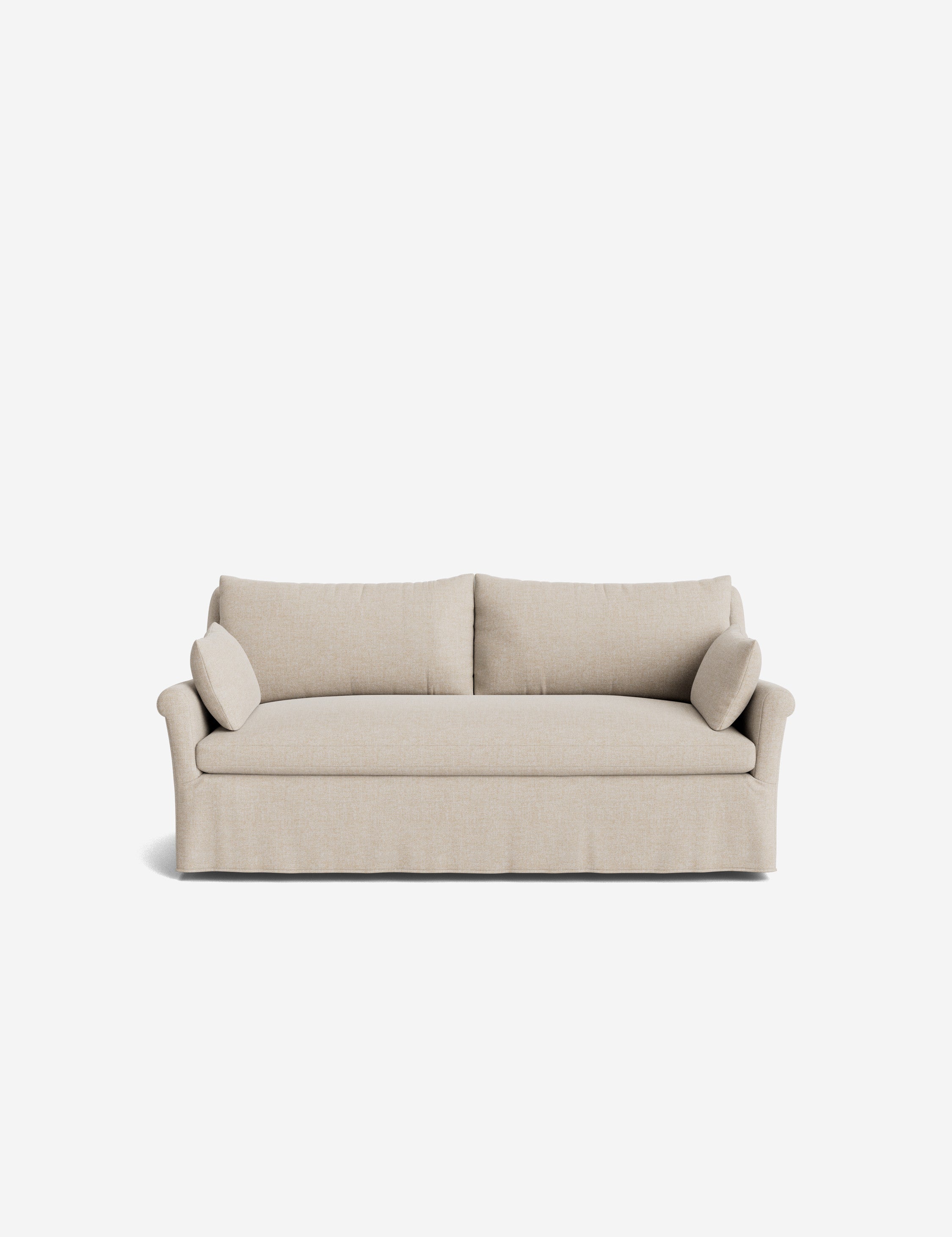 Lulu and Georgia Portola Rolled Arm Slipcover Sofa - view 61