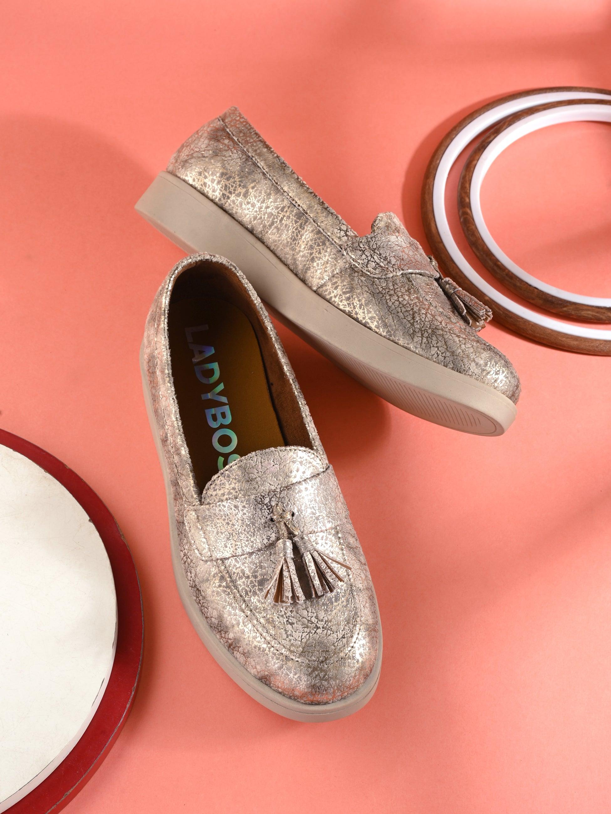 ladybossbyegoss Shine-On Casual Loafers by Lady Boss