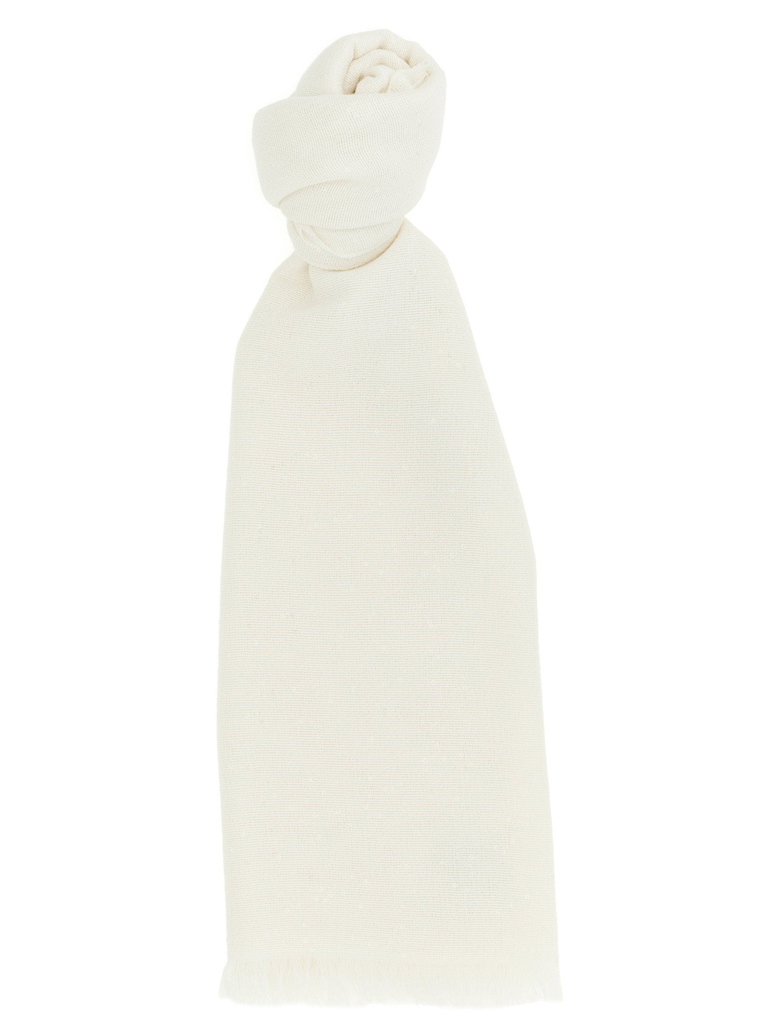 Brunello Cucinelli Diamante Scarf – 70% cachemire 30% silk