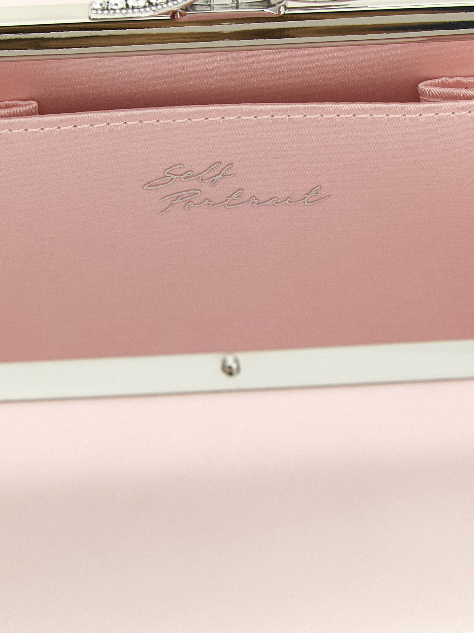 Self-Portrait Satin Clutch - view 4