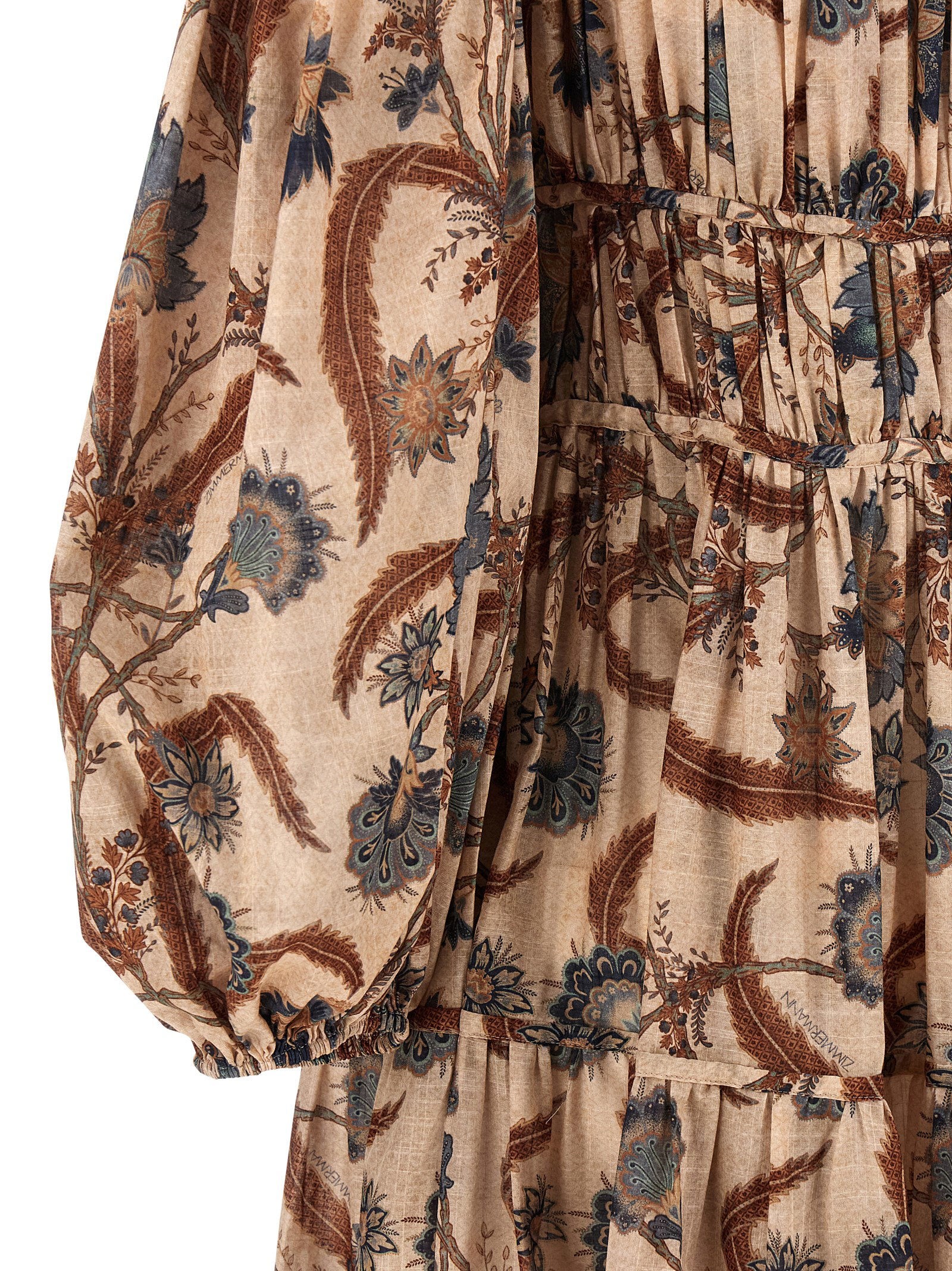 Zimmermann Ascension Tie Billow Maxi Dress – 100% cotton - view 4
