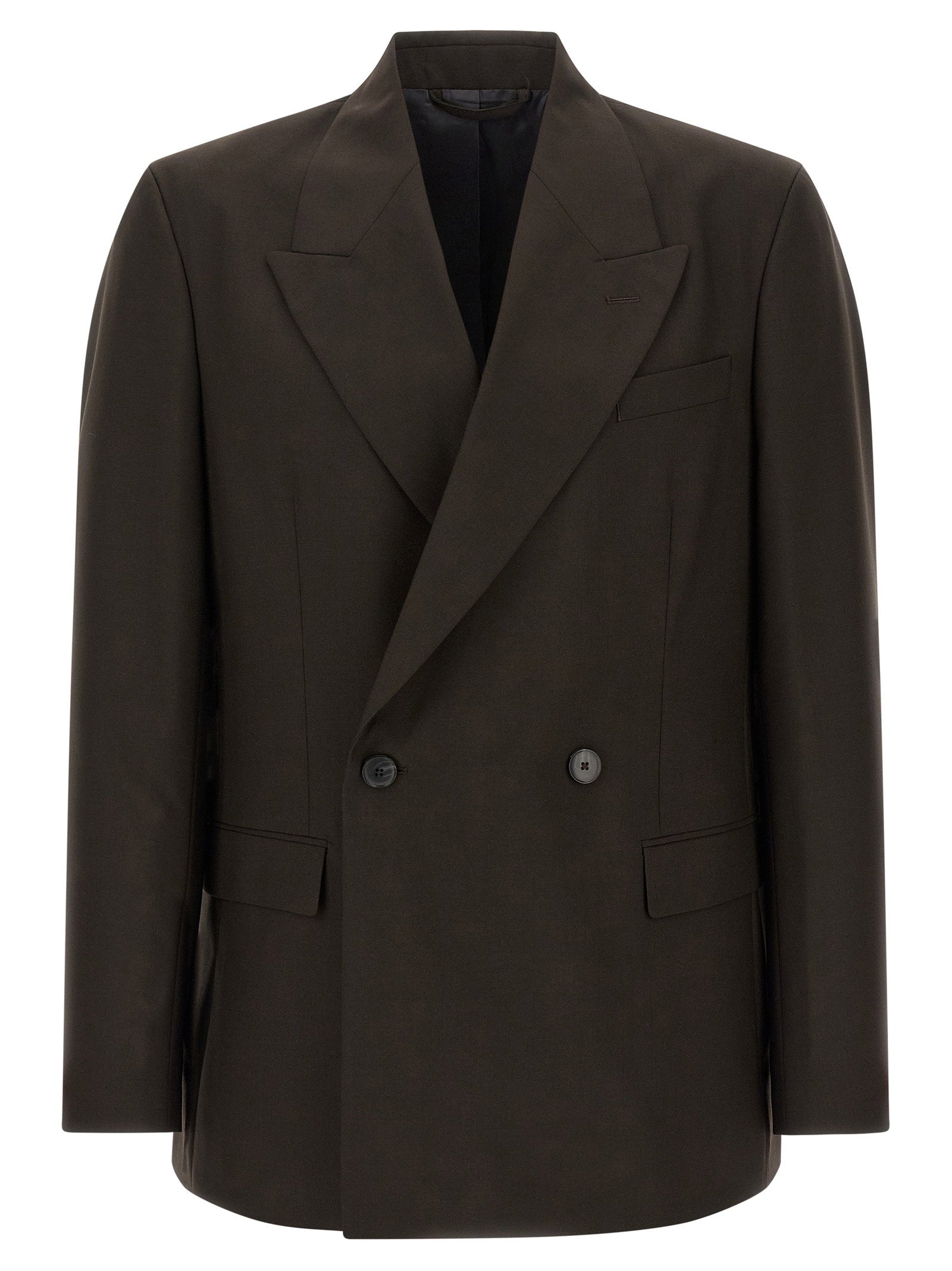 Mfpen Double-breasted Blazer – 100% virgin wool