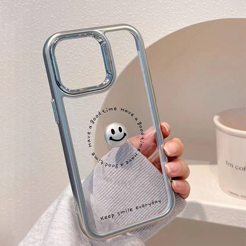 Peeperly 3D Smiley Face Cheerful Case – No Color - view 9