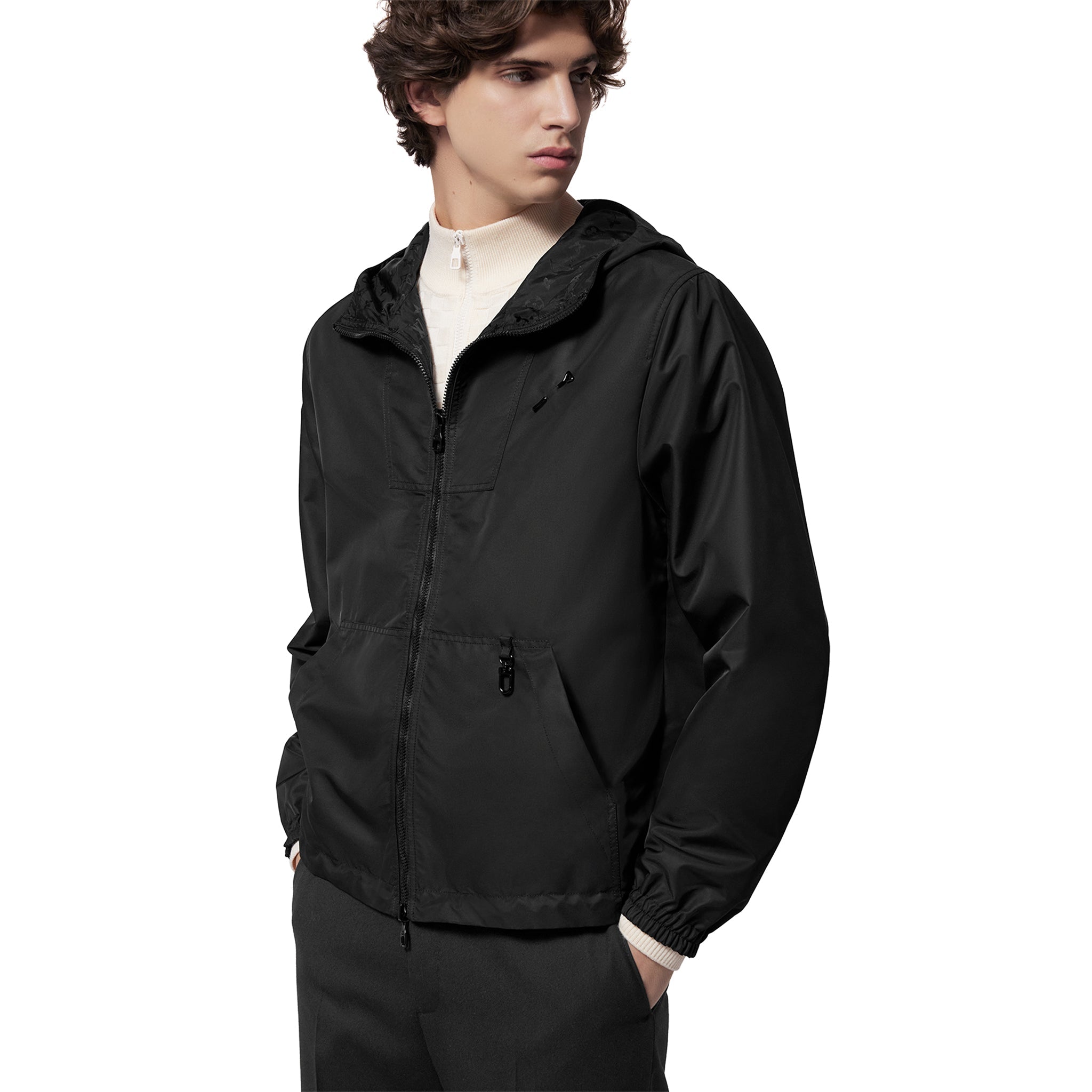 Louis Vuitton LV Monogram Reversible Black Windbreaker - view 3