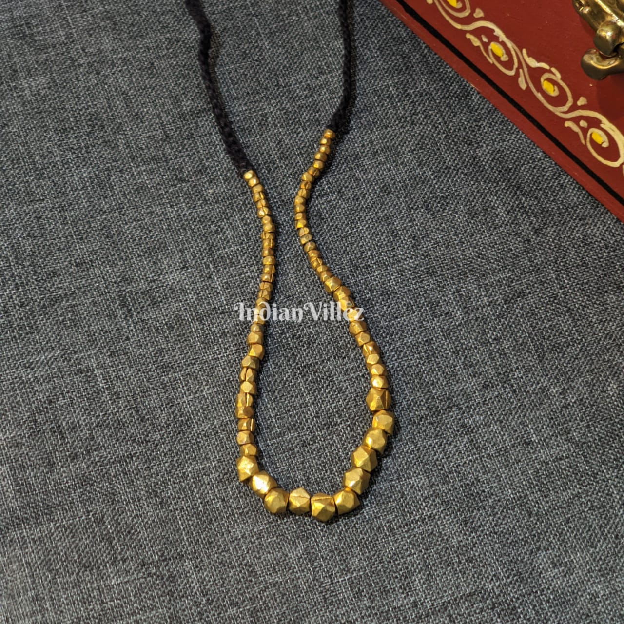 IndianVillèz Handmade Dhokra Tribal Jewellery Chain