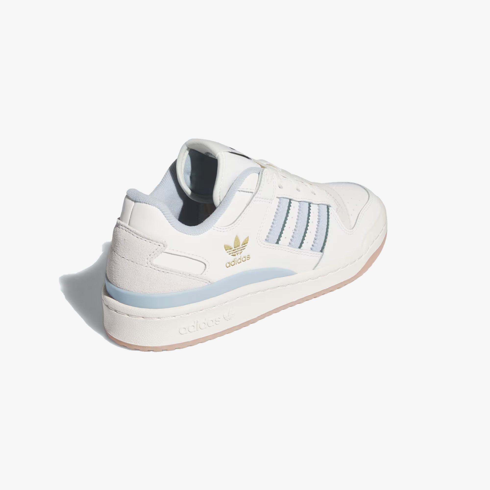 Adidas Originals | FORUM LOW CL { CLOUD WHITE/WONER BLUE F23/CREAM WHITE - view 2