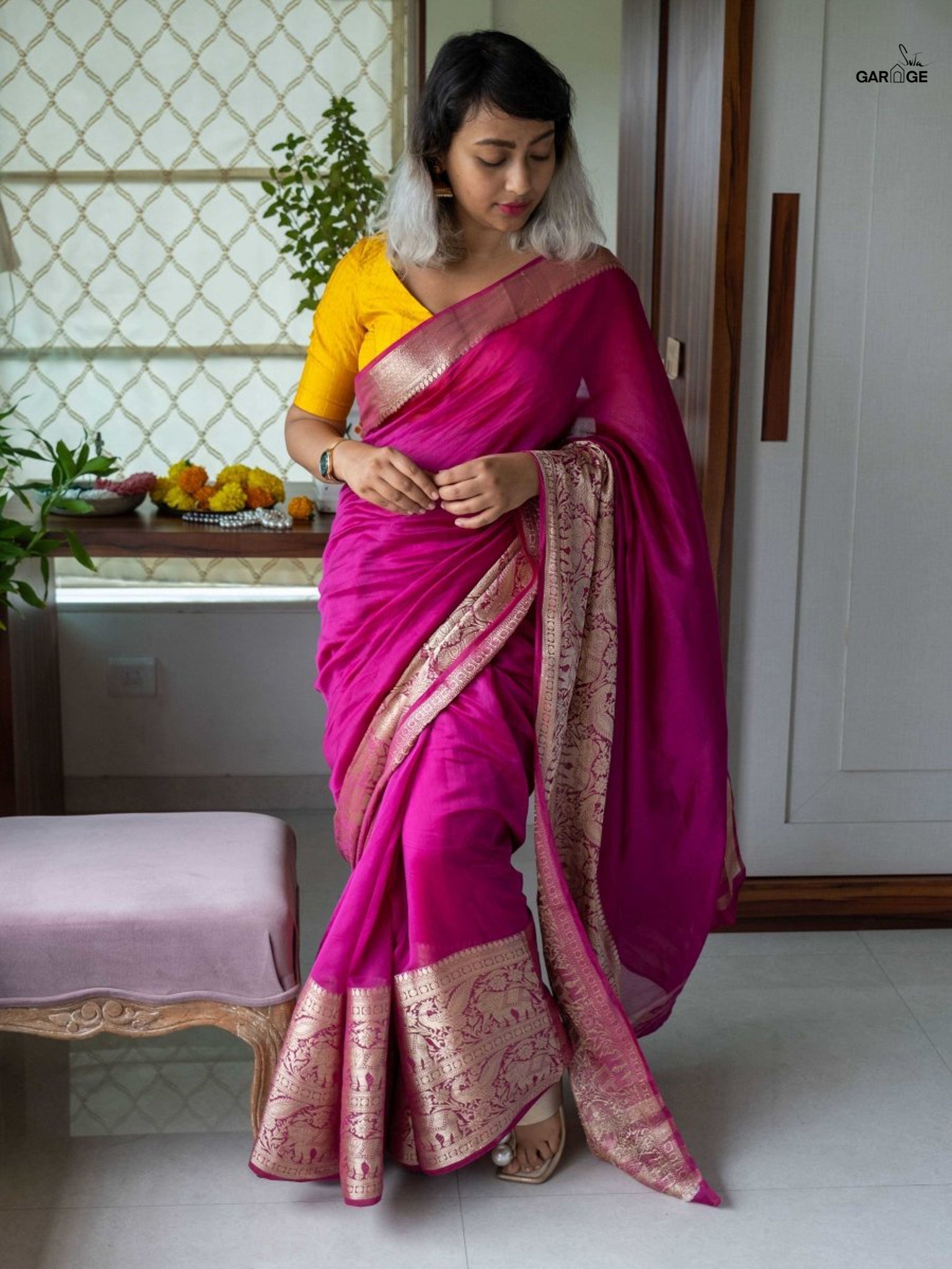 Women's sarees – suta.in Gar-2376 – Women's