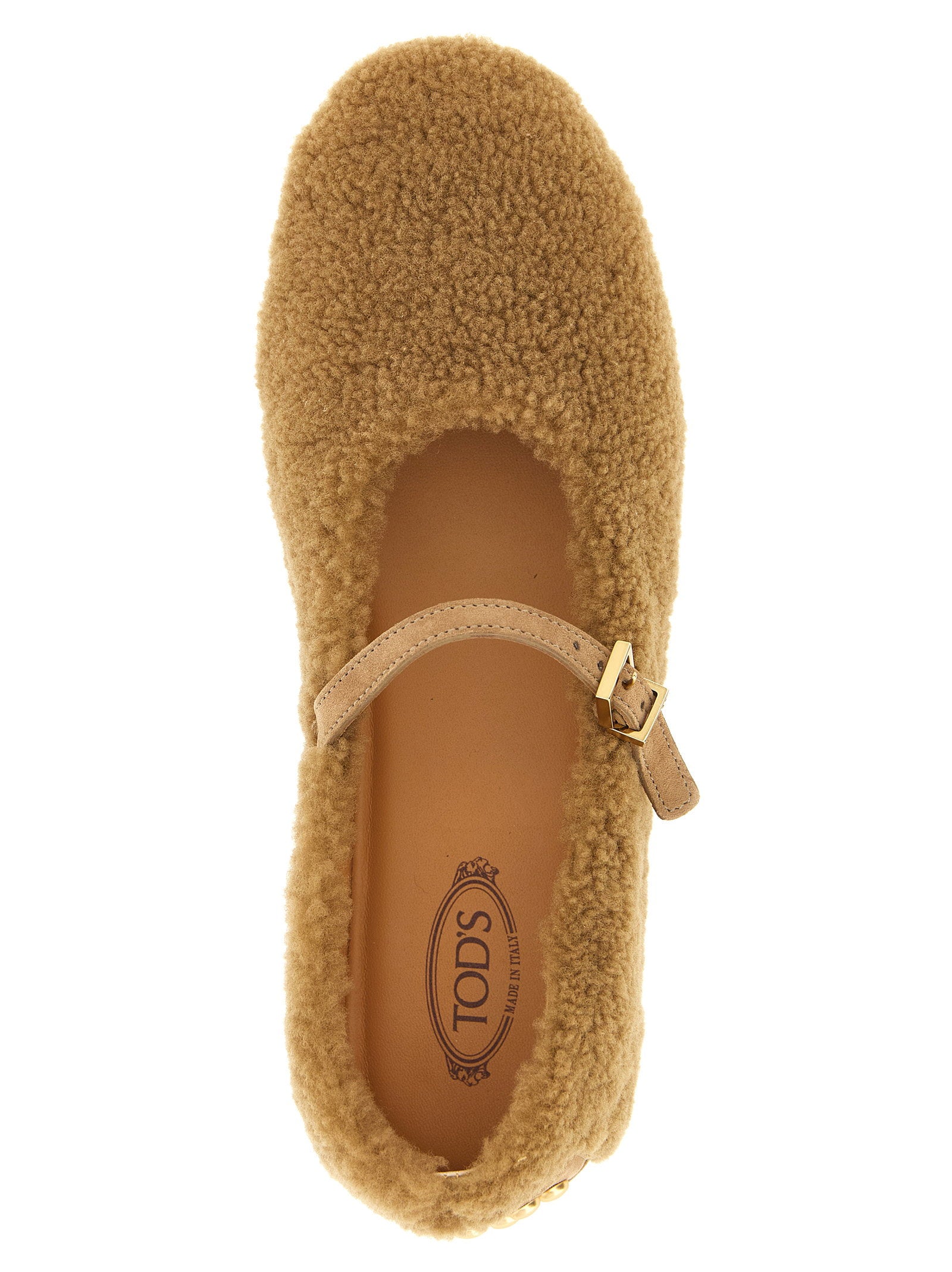 Tod's Gommine Sheepskin Ballet Flats - view 4