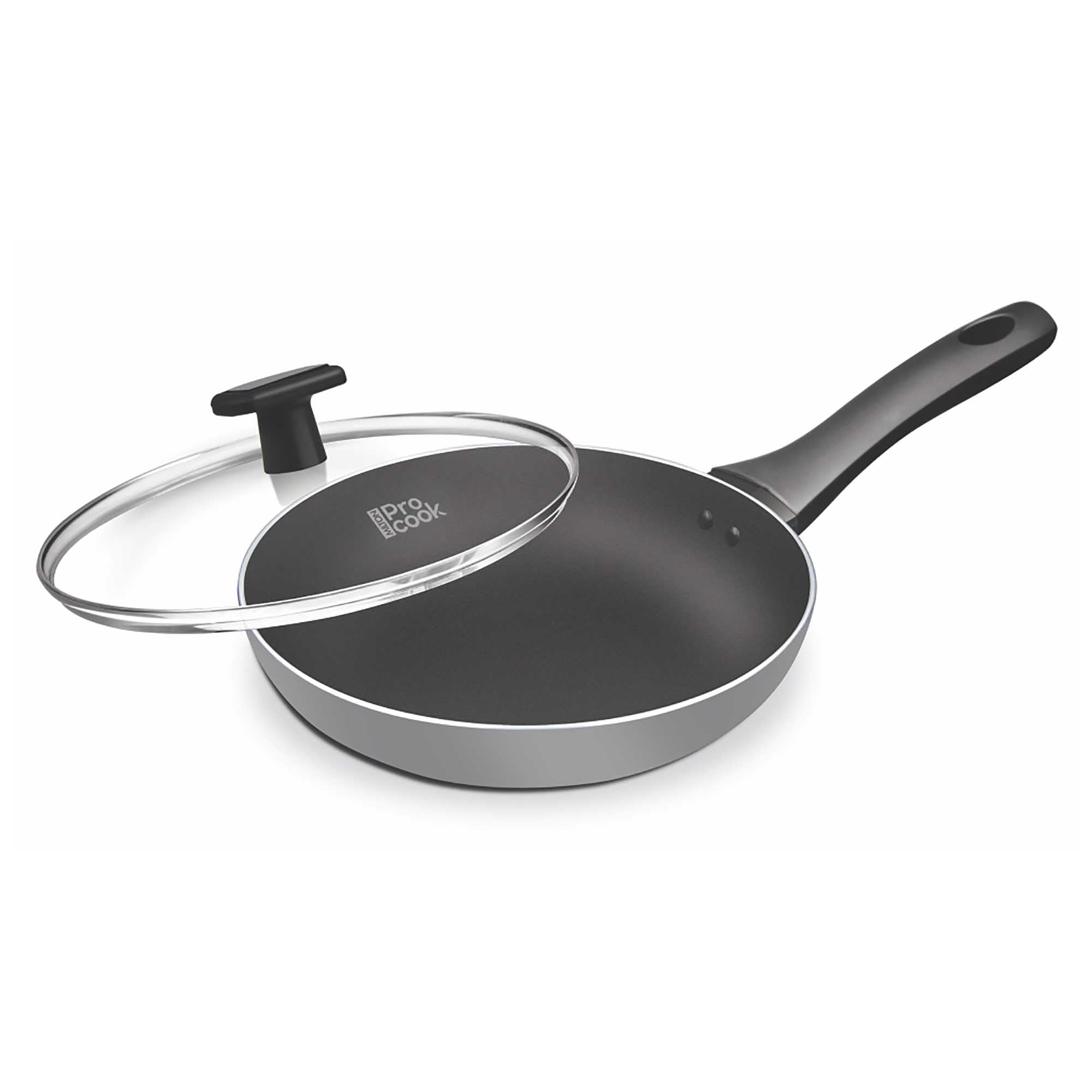 Fry Pan With Lid-Blackpearl-Induction (Milton Procook)