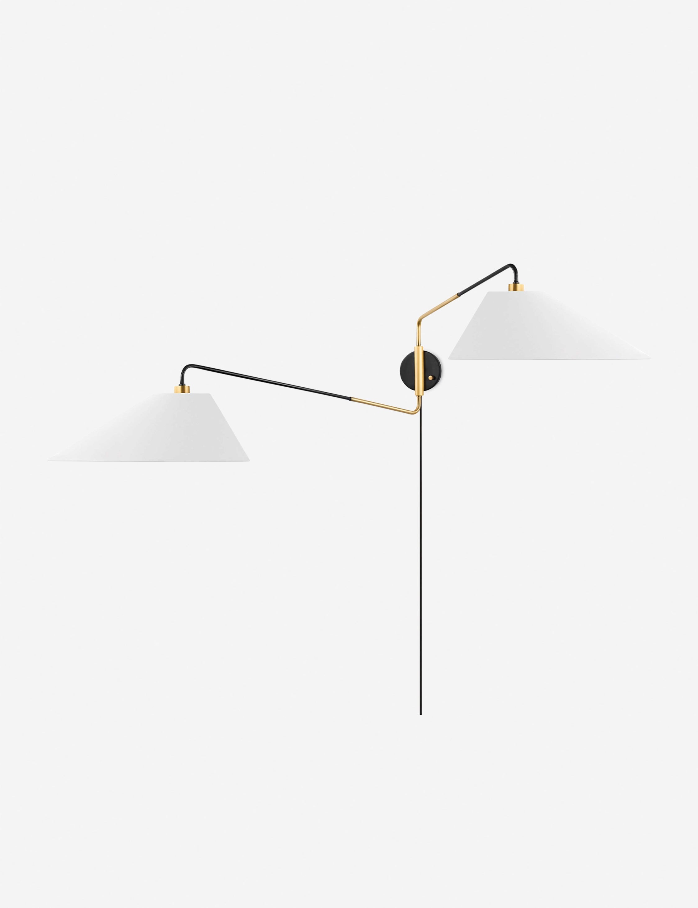 Lulu and Georgia Tuen Plug-In Sconce – Brass and Bronze