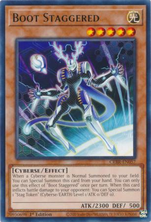 Yu-Gi-Oh! Boot Staggered - CRBR-EN057 - Rare - 1st Edition