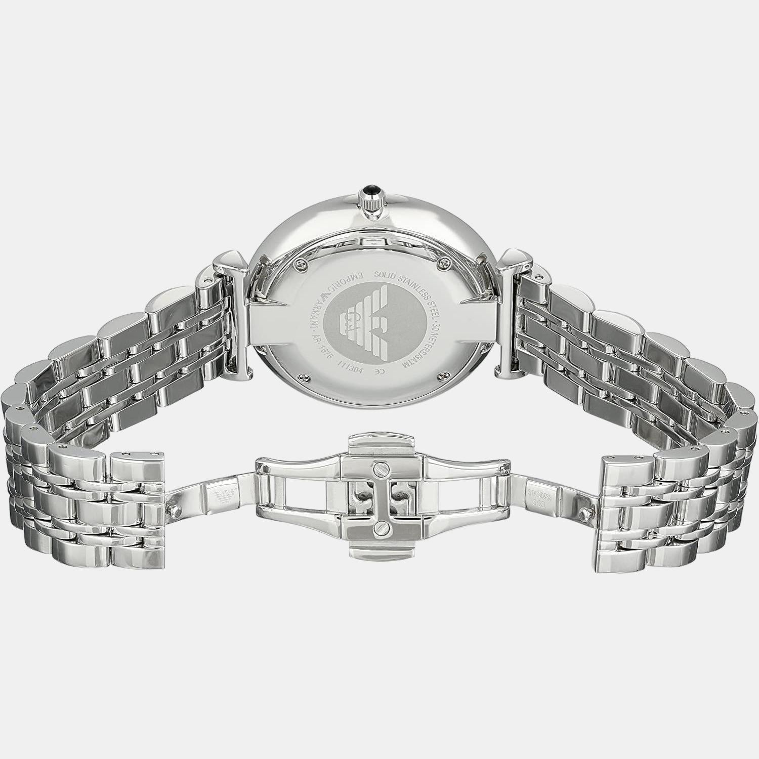 Emporio Armani Gianni Women Quartz Black Dial Analog Stainless Steel Watch AR1676 - view 6