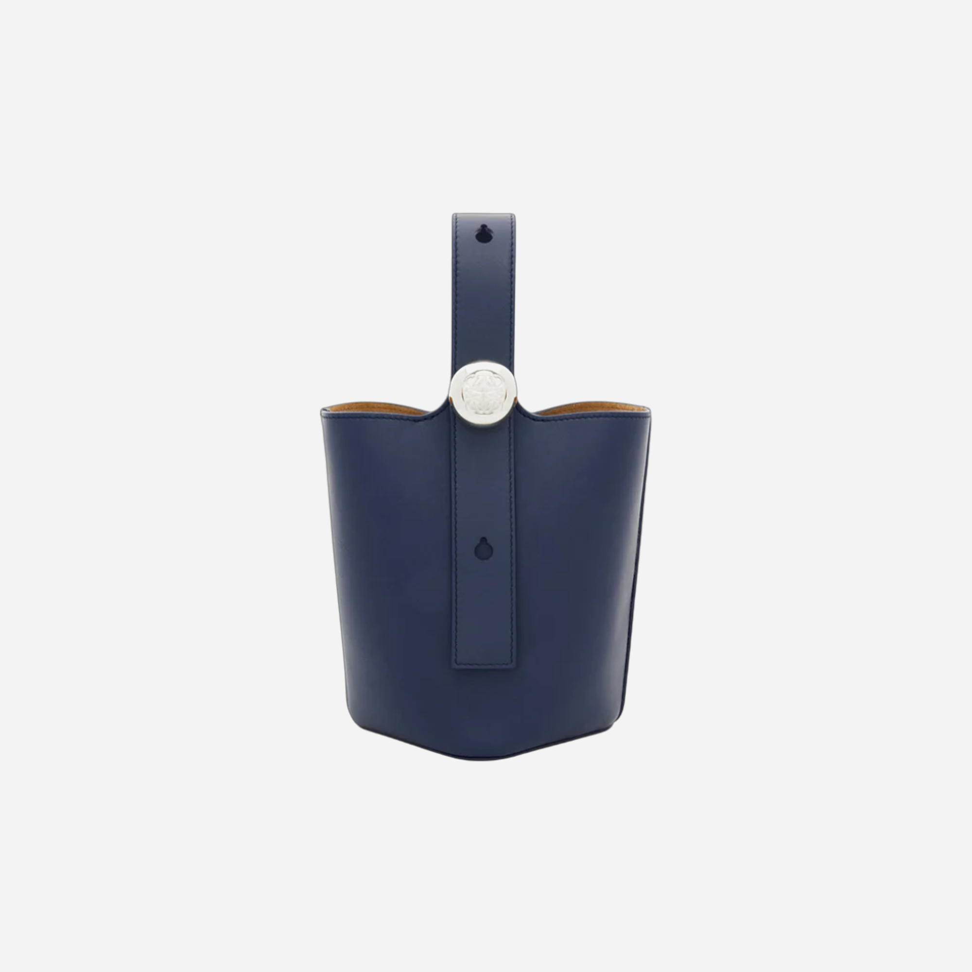 Loewe Mini Pebble Bucket Bag Abyss Blue
