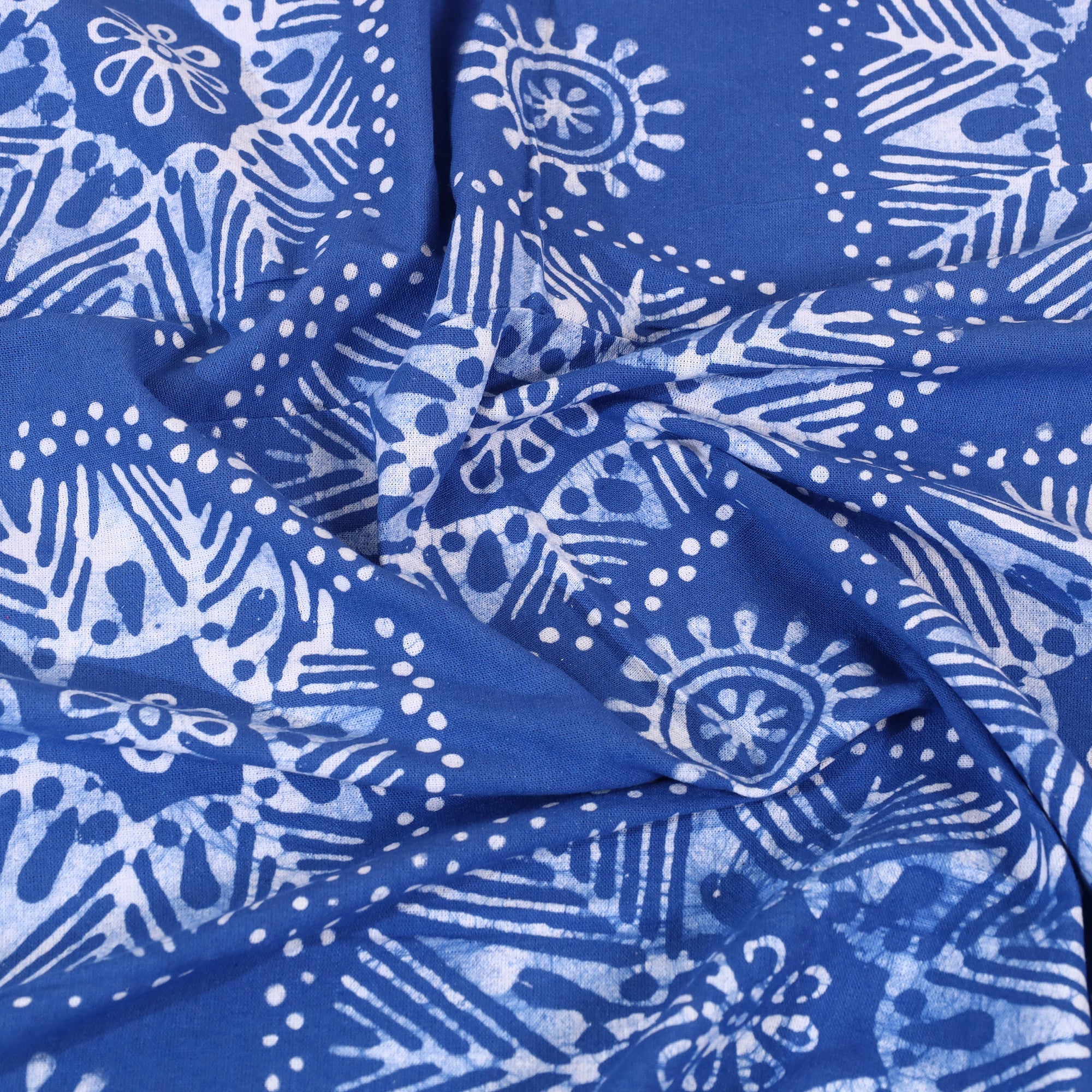 BATIK BY MD. SHARIFF Blue - Cotton Hand Batik Print Single Bedsheet (91 x 57 ) 38 - view 5