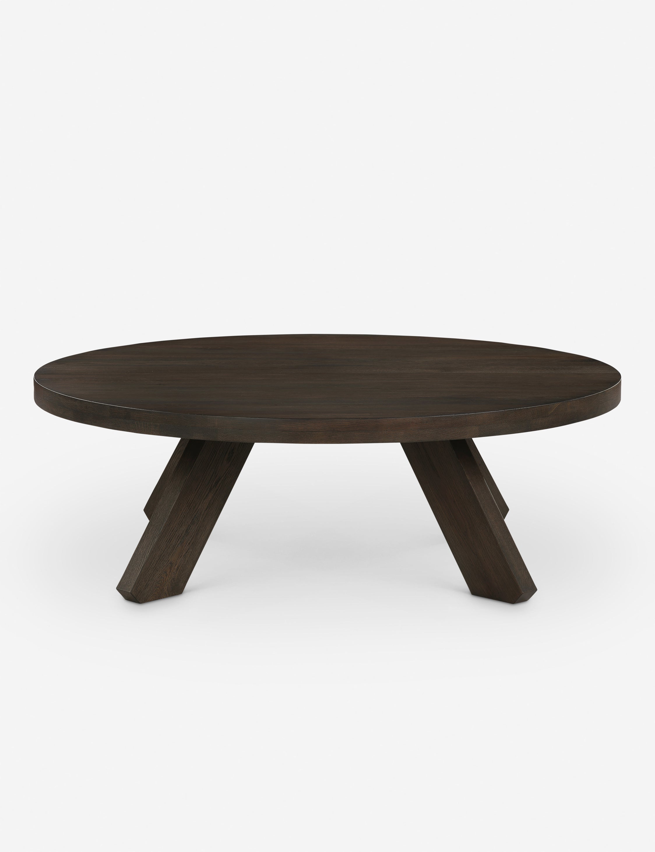 Lulu and Georgia Kenzo Round Coffee Table – Brown