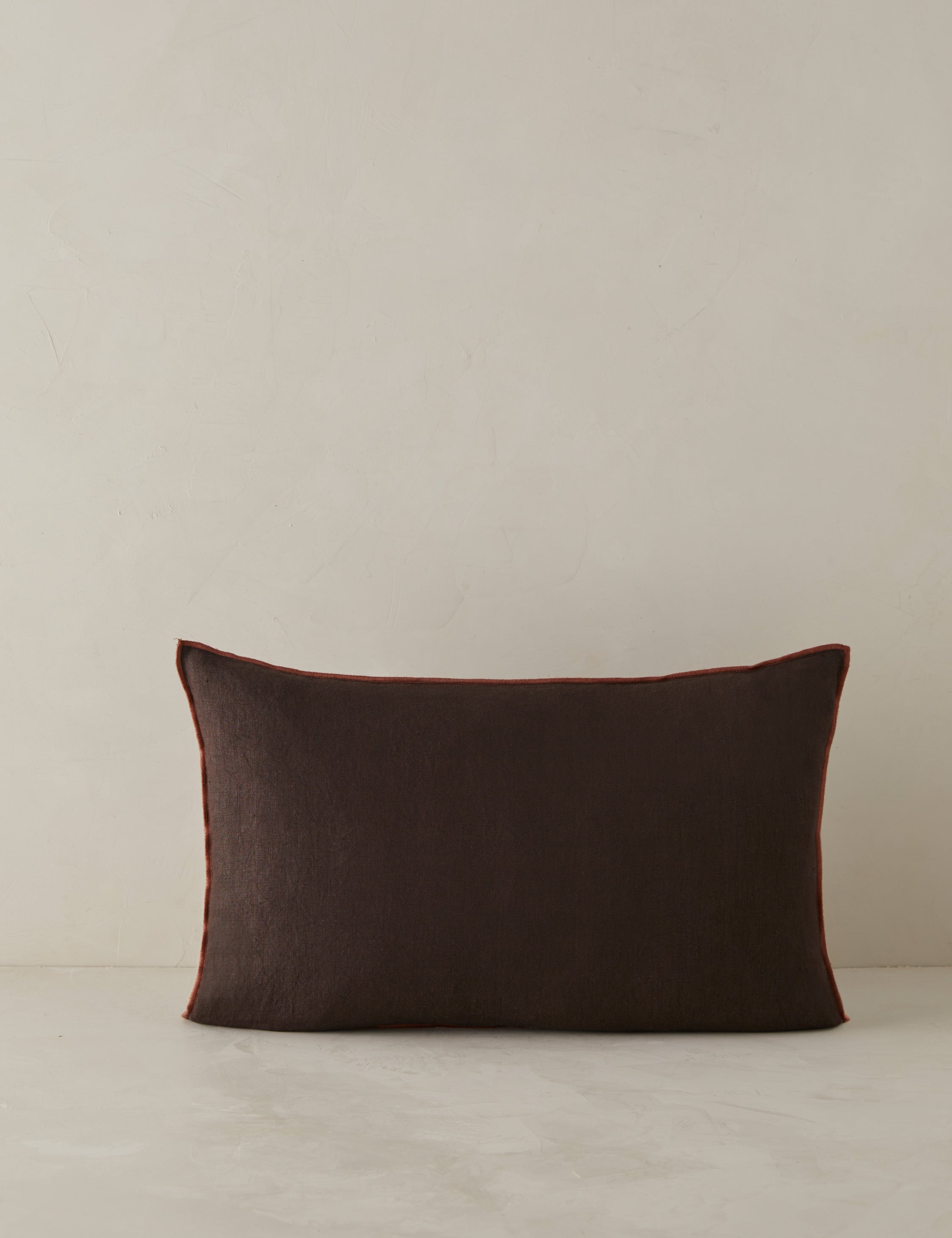 Lulu and Georgia Carys Contrast Linen Pillow - view 20