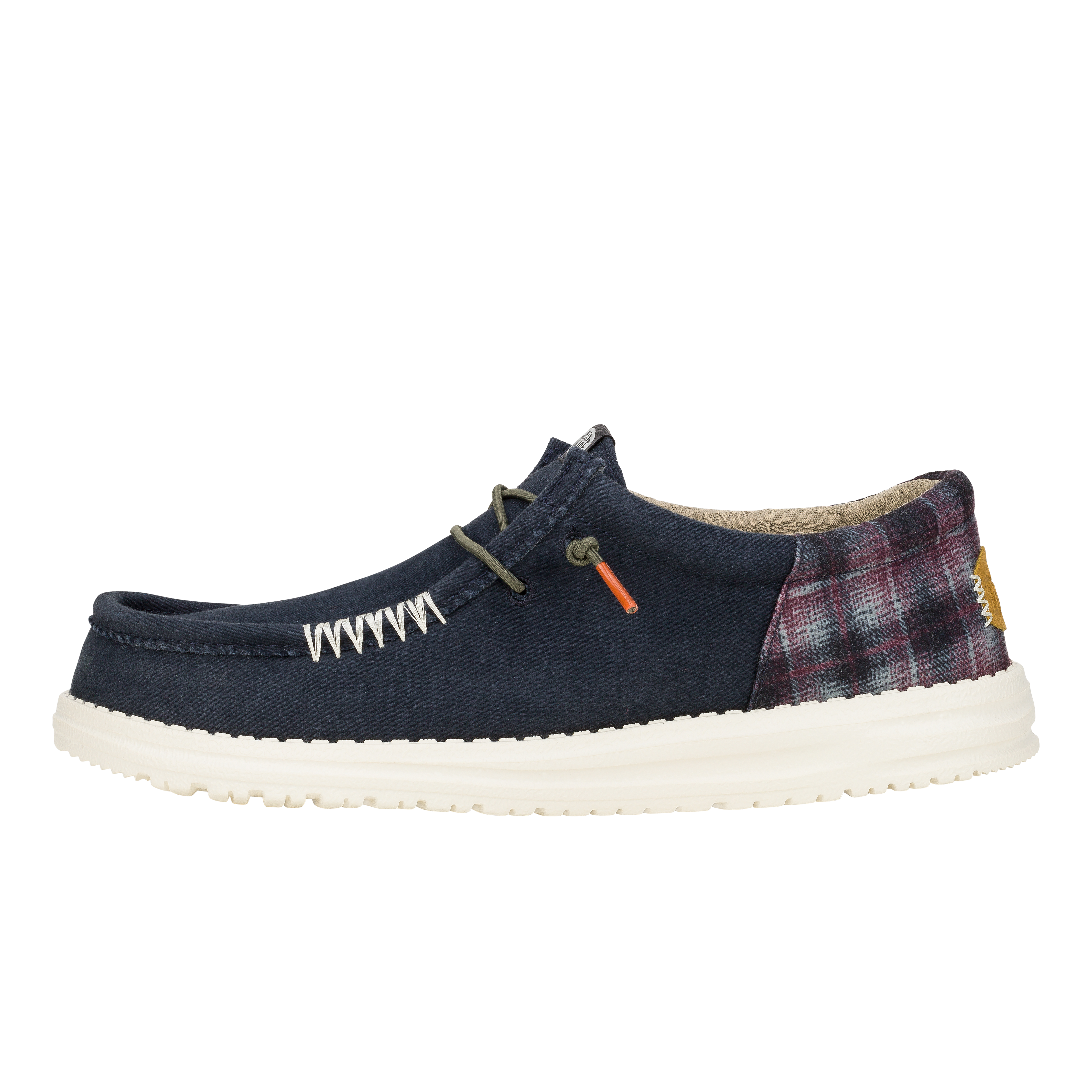 HEYDUDE shoes Wally Funk Waffle - Red Plaid – Men's