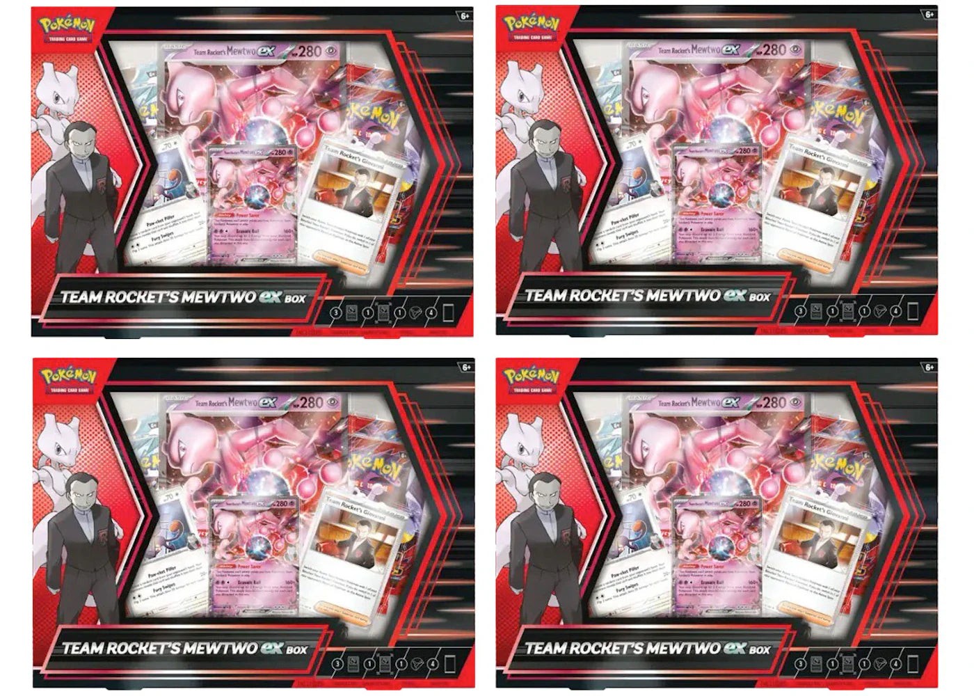 Scarlet violet destined – 2025 Pokémon Scarlet & Violet Destined Rivals Team Rocket's Mewtwo EX Box 4x Lot