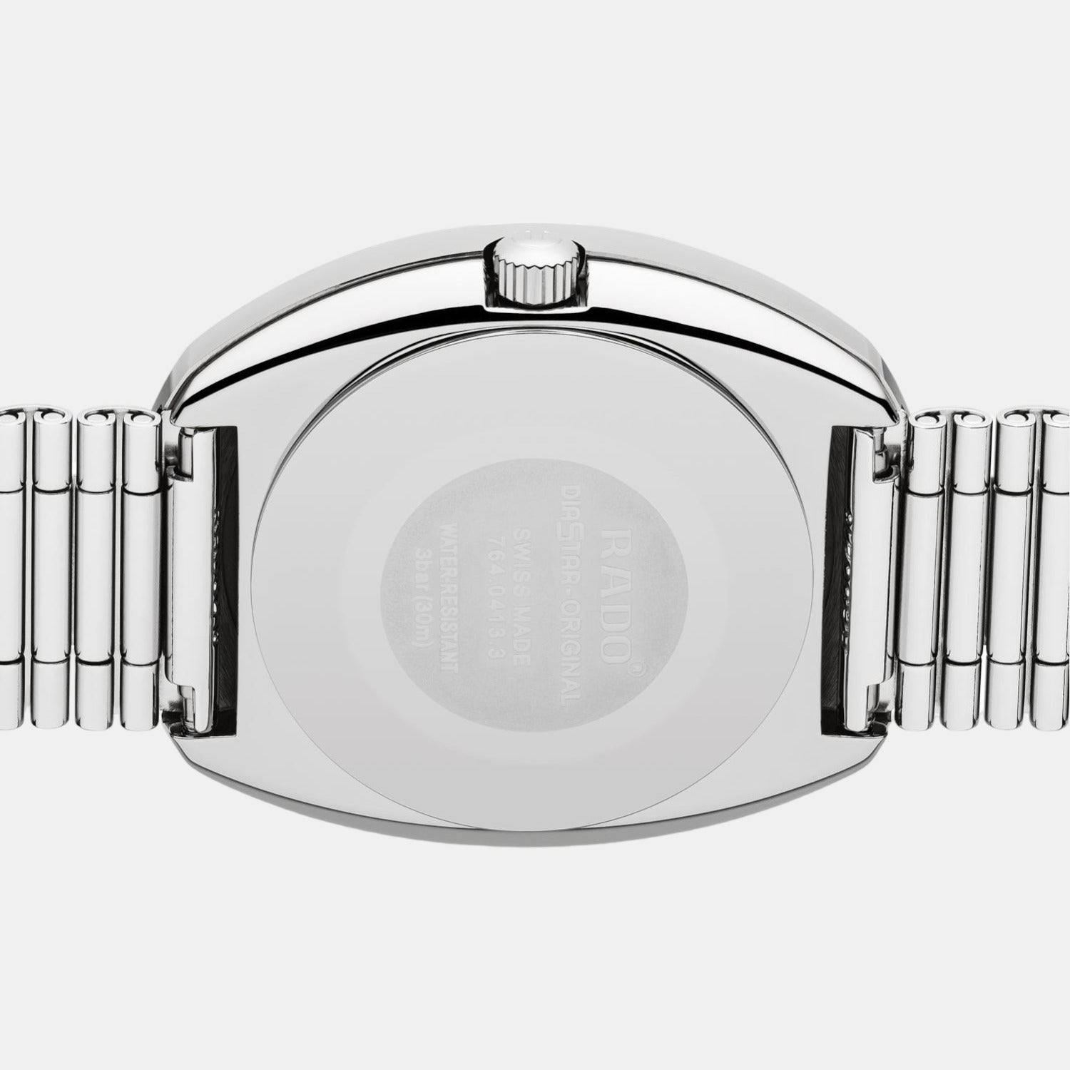 Rado Diastar Men Quartz Black Dial Analog Stainless Steel Watch R12391153 - view 3