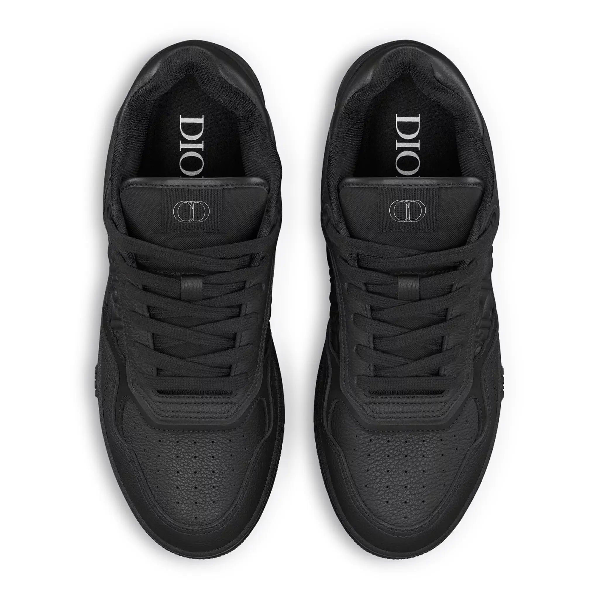Dior B27 Uptown Black Grained Calfskin Sneaker - view 3
