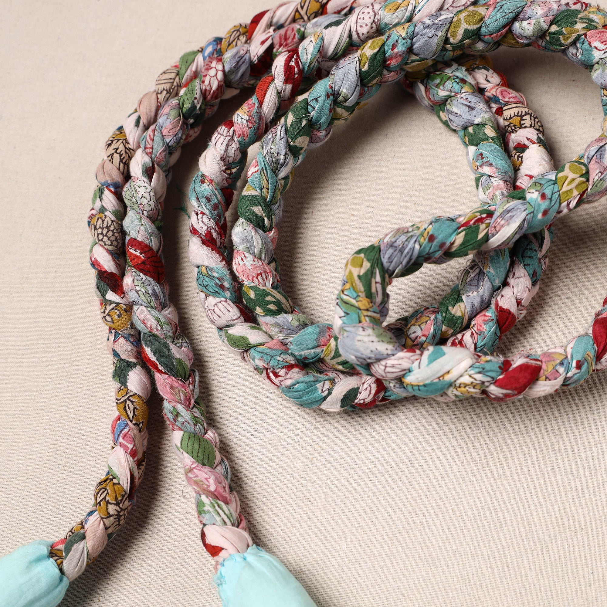 NOORI BAZAR Handmade Upcycled Fabric Skipping Rope 44 - view 4